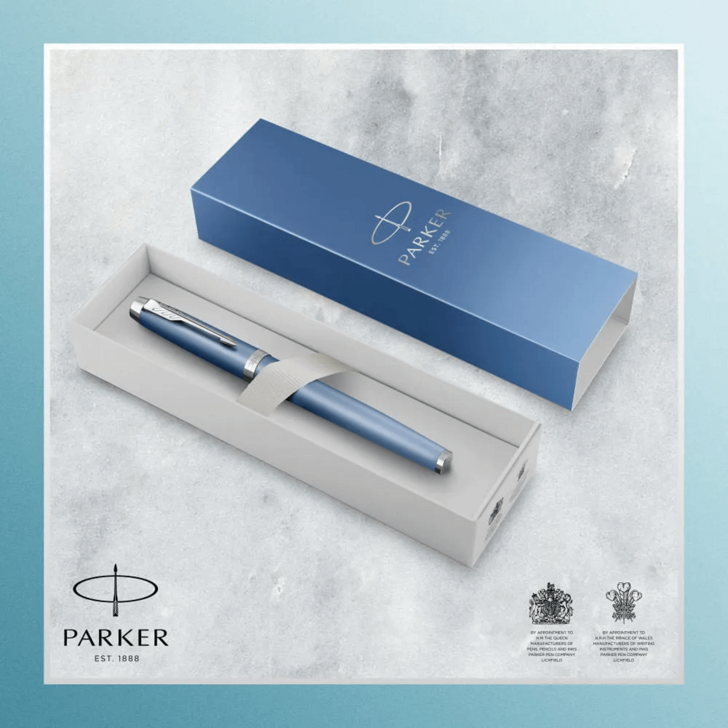 Pluma Parker IM Writing Rituals Azul Med Tinta Azul