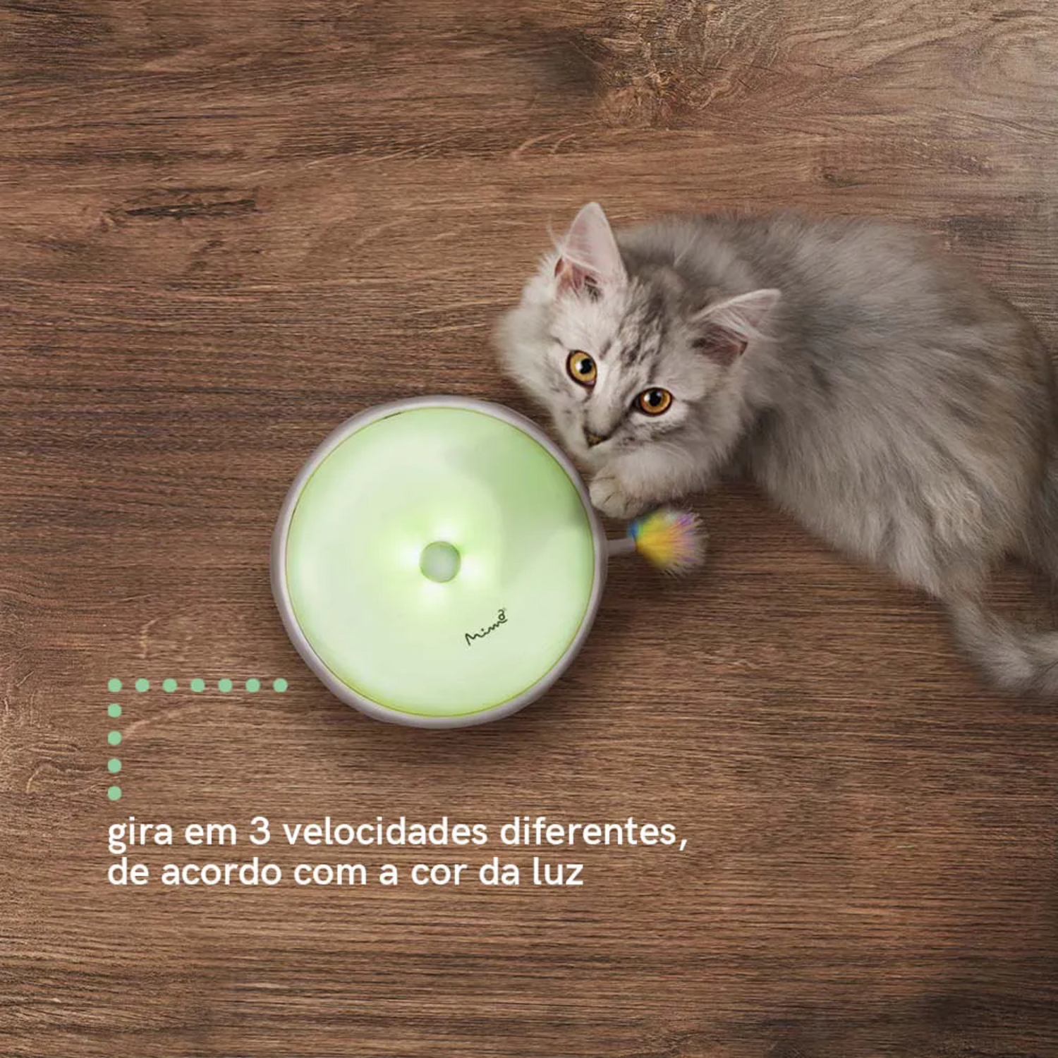 Juguete Interactivo Electronico para Gato Mimo PP008