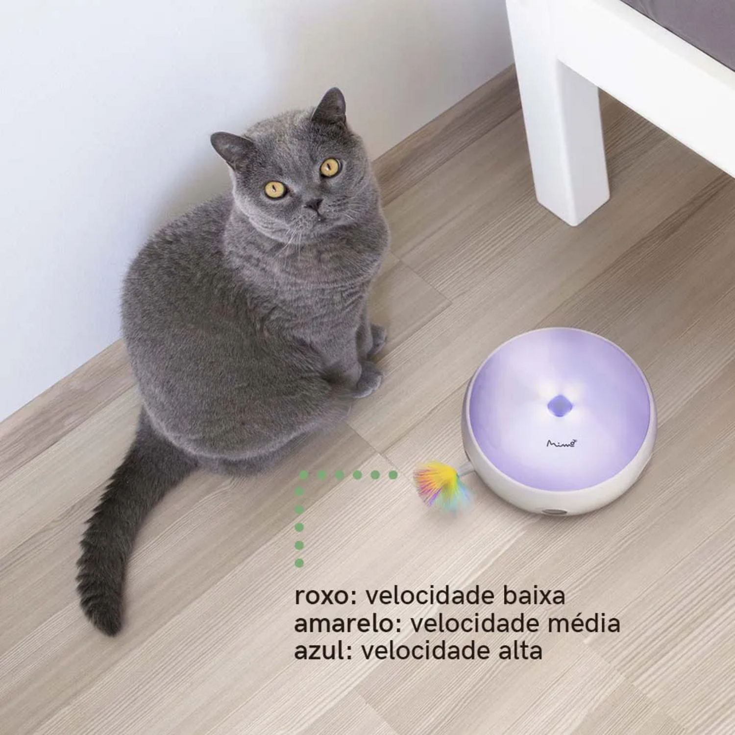 Juguete Interactivo Electronico para Gato Mimo PP008