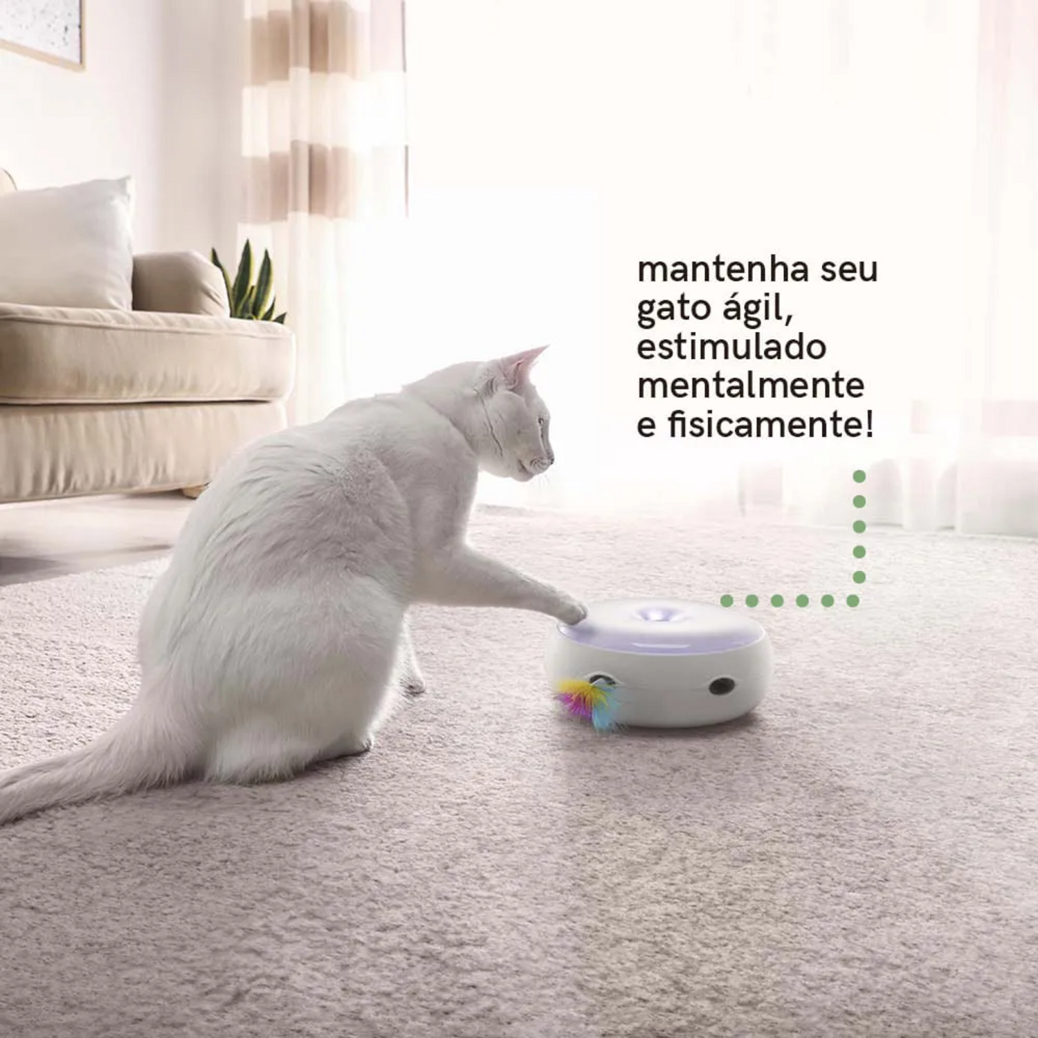 Juguete Interactivo Electronico para Gato Mimo PP008