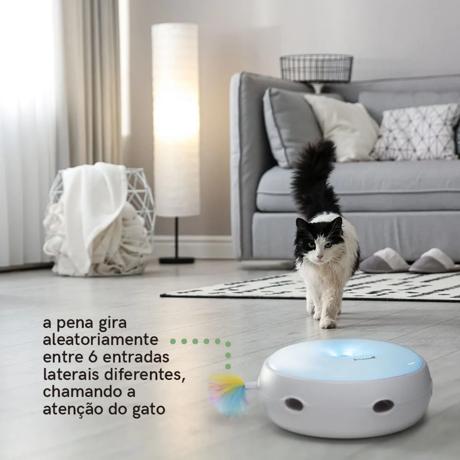 Juguete Interactivo Electronico para Gato Mimo PP008