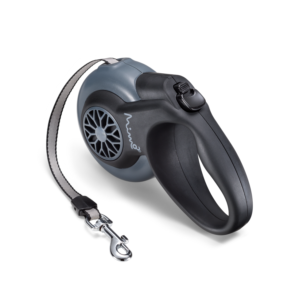 Correa Retrac ABS Perro Mimo P 5 Mt 12kg Gri PP037 Mimo New Horizons Chile New Horizons NHT.cl