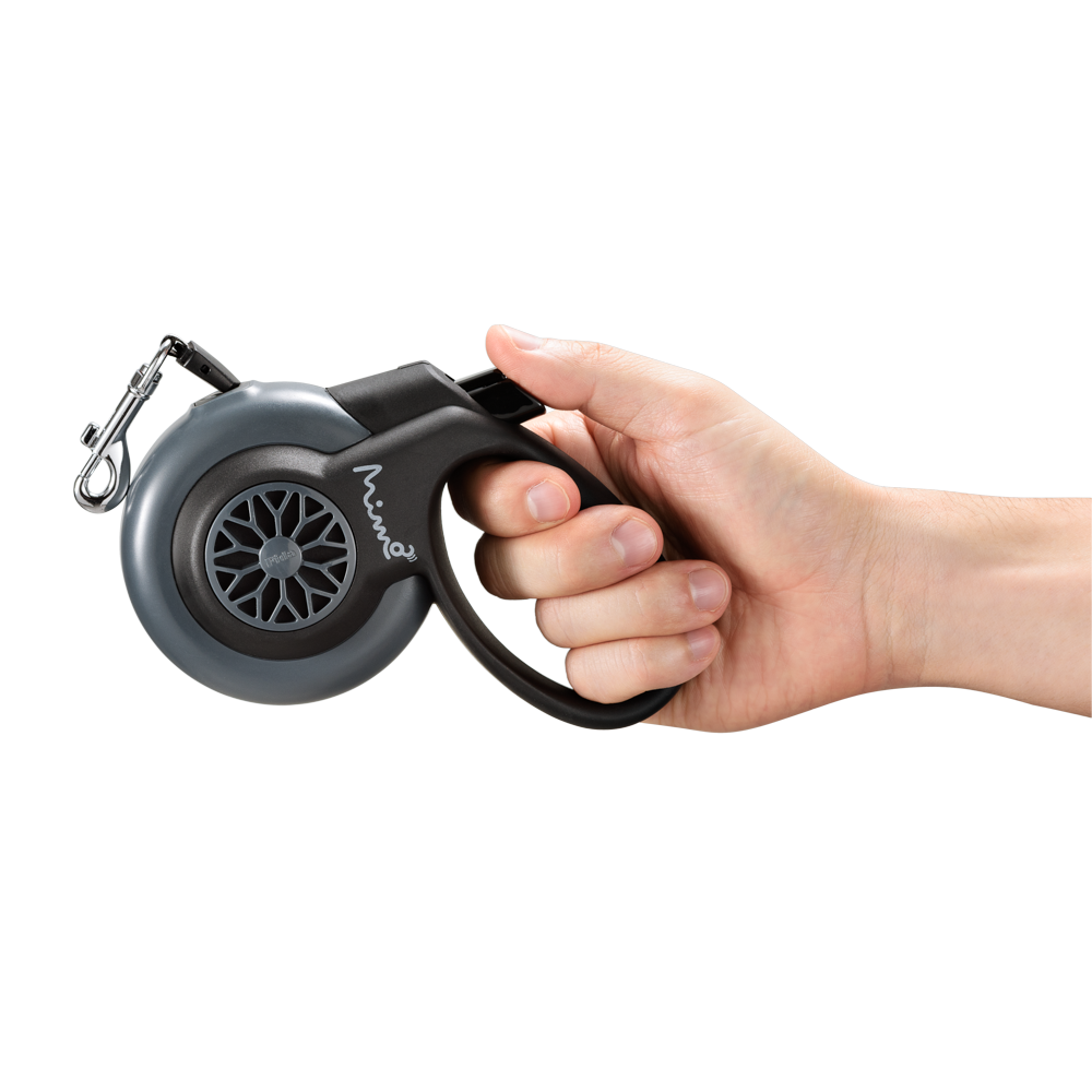 Correa Retrac ABS Perro Mimo P 5 Mt 12kg Gri PP037 Mimo New Horizons Chile New Horizons NHT.cl