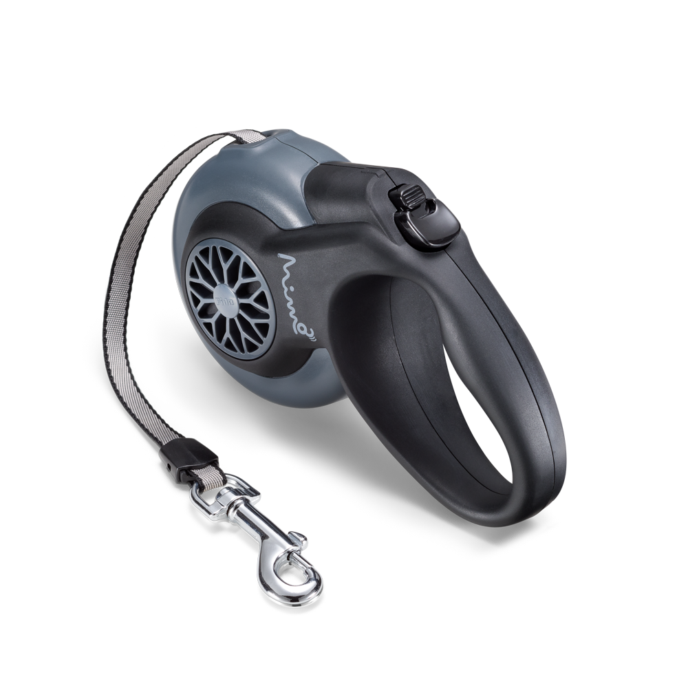 Correa Retrac ABS Perro Mimo M 5 Mt 25kg Gri PP038 Mimo New Horizons Chile New Horizons NHT.cl