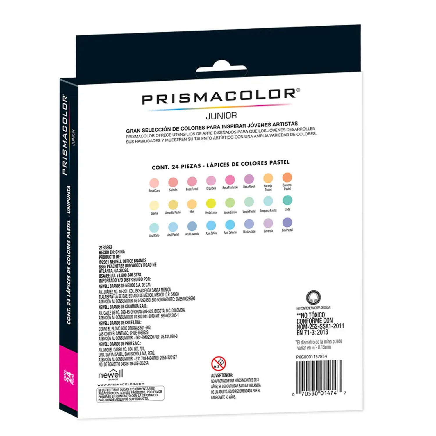 Set Lapices de Colores Prismacolor Junior 24 Unidades Prismacolor New Horizons Chile New Horizons NHT.cl