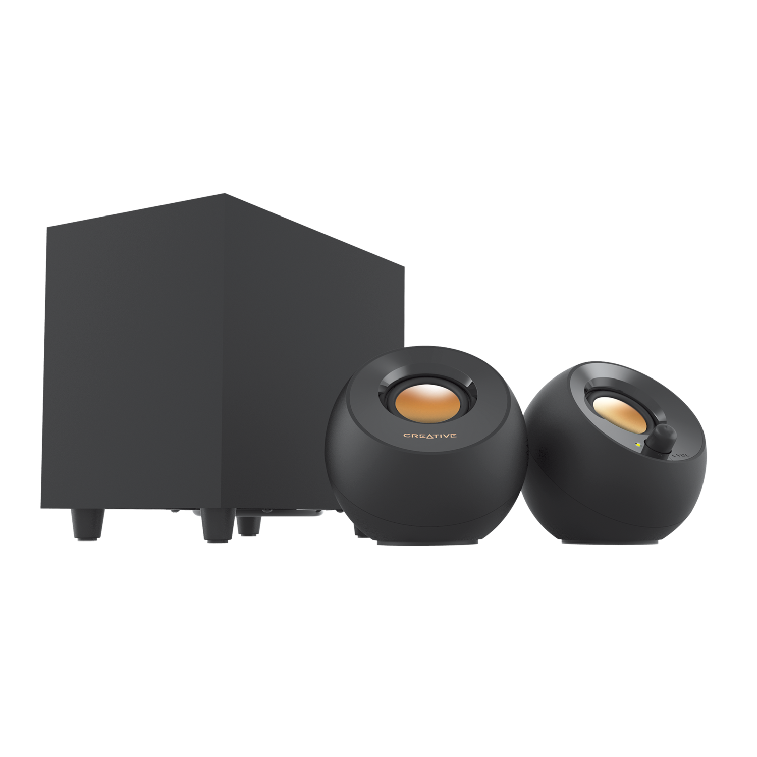 Parlante Creative Pebble Plus con Subwoofer Creative New Horizons Chile New Horizons NHT.cl