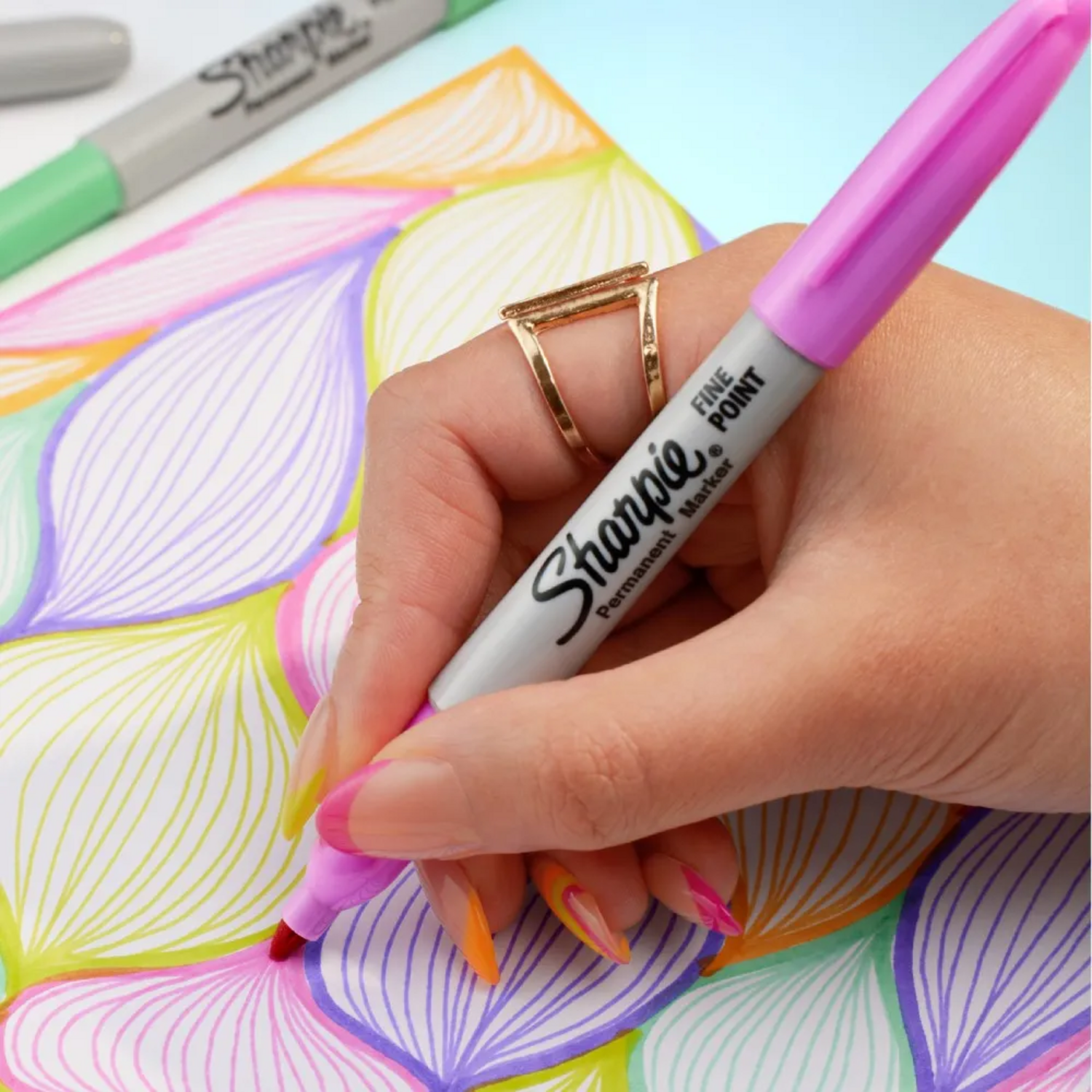 Ruleta Sharpie Glam Pop 30 Marcadores Edicion Limitada