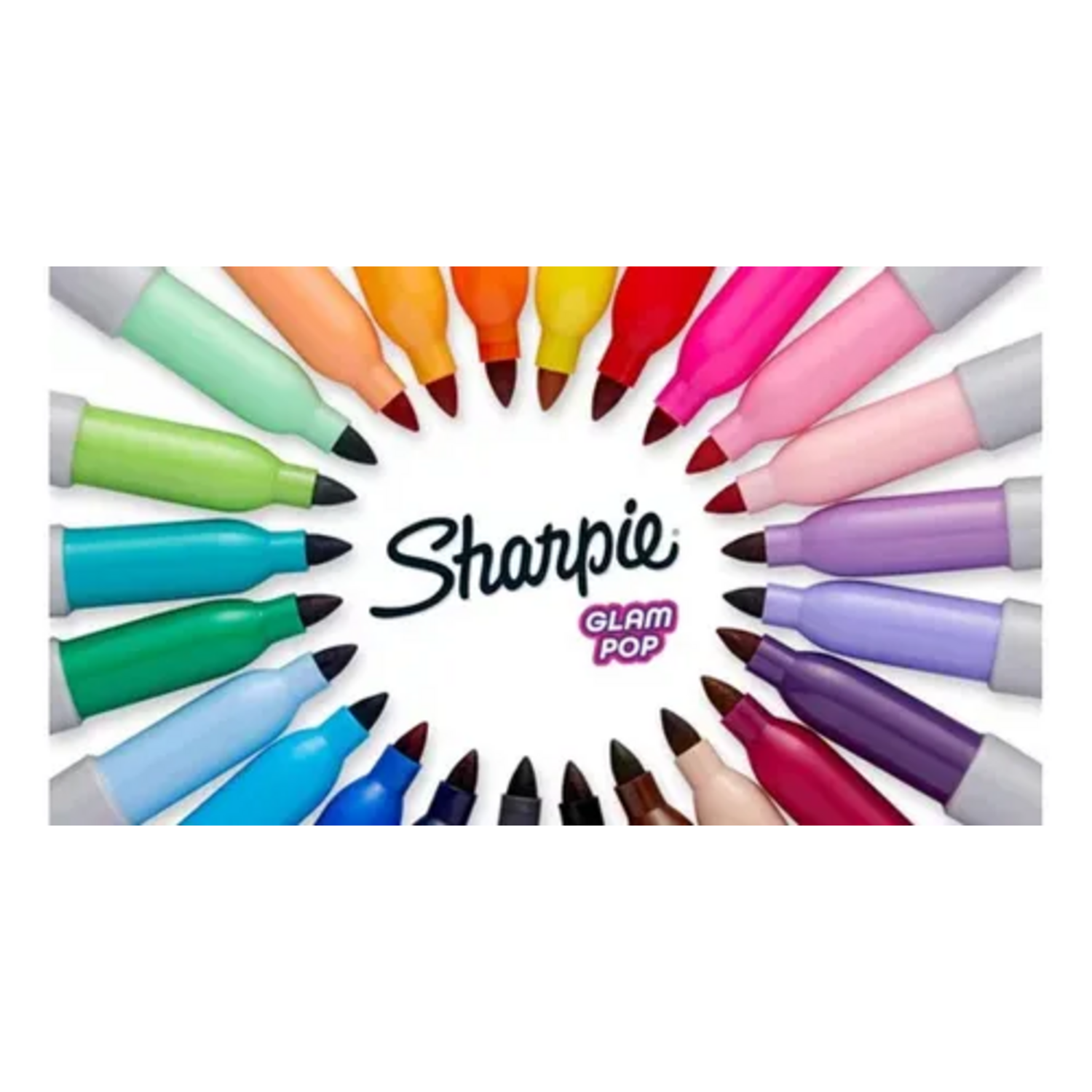Ruleta Sharpie Glam Pop 30 Marcadores Edicion Limitada