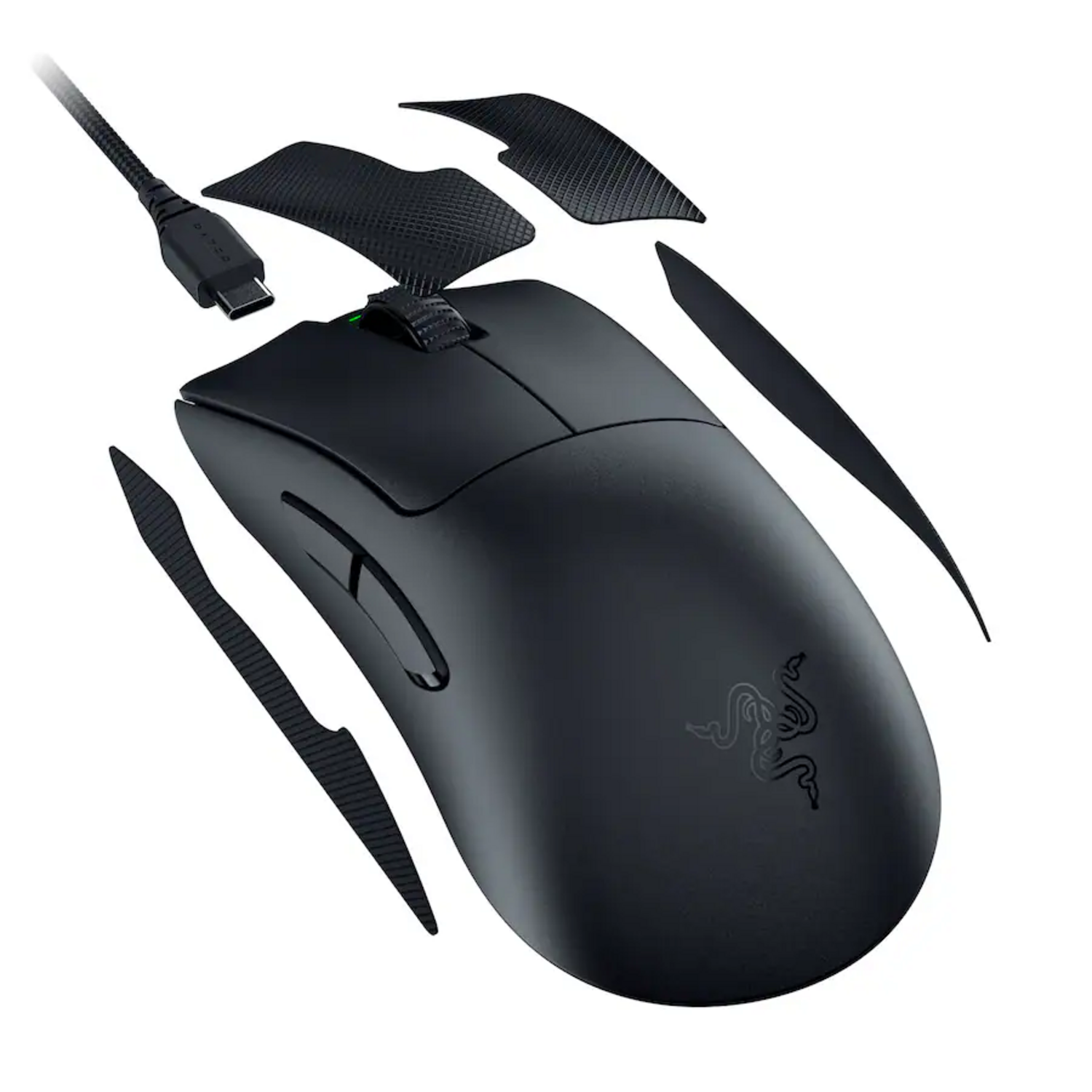 Mouse Razer Deathadder V3 Pro + Hyperpolling Dongle Negro