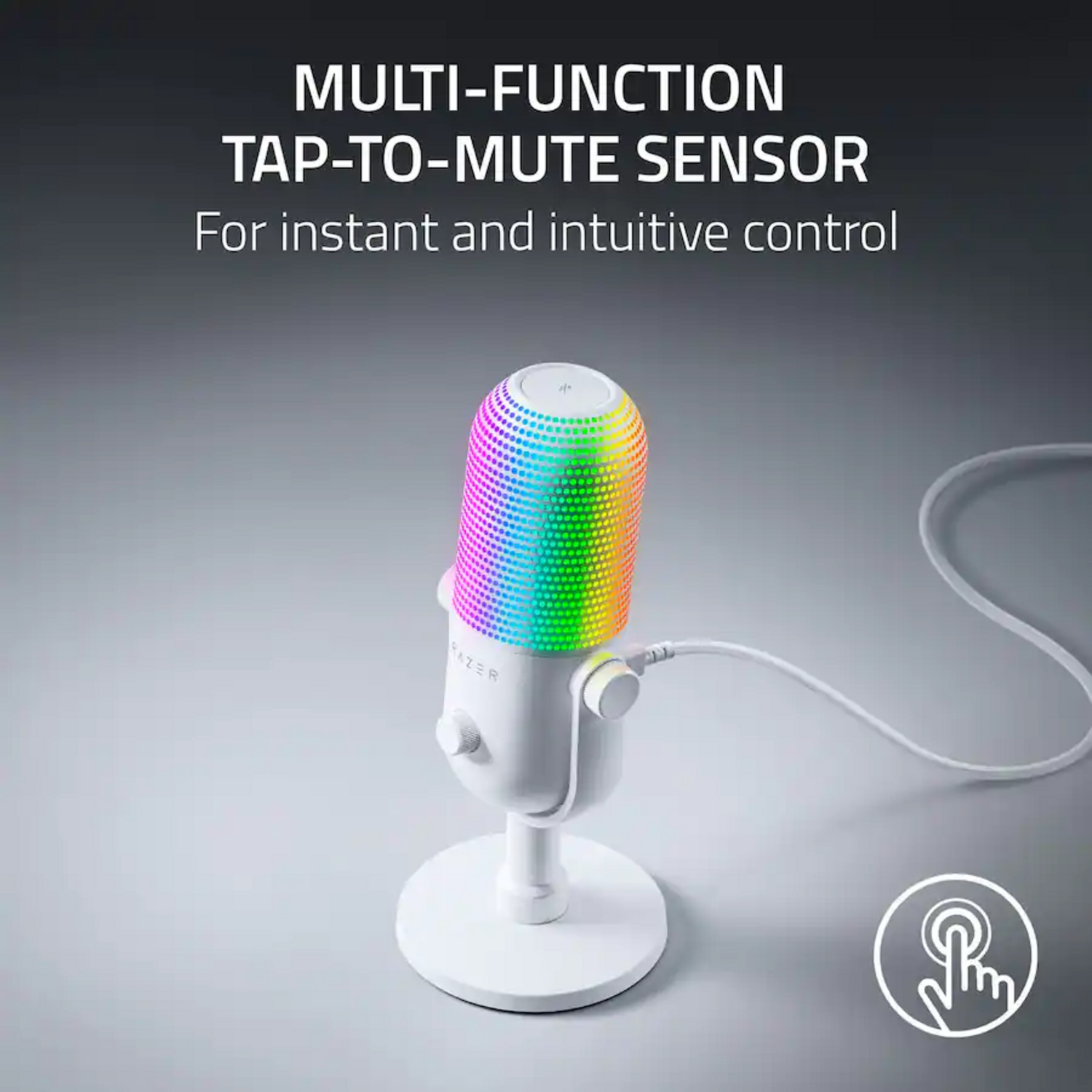 Microfono Razer Seiren V3 Chroma USB Supercardioide Podcast