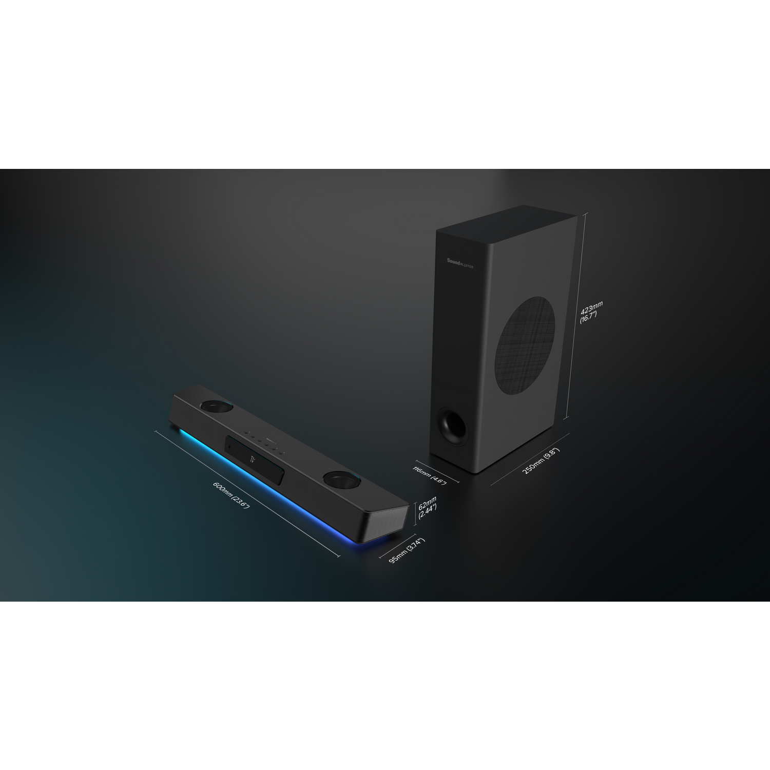 Barra de Sonido Creative Katana V2X RGB Super X-FI Creative New Horizons Chile New Horizons NHT.cl