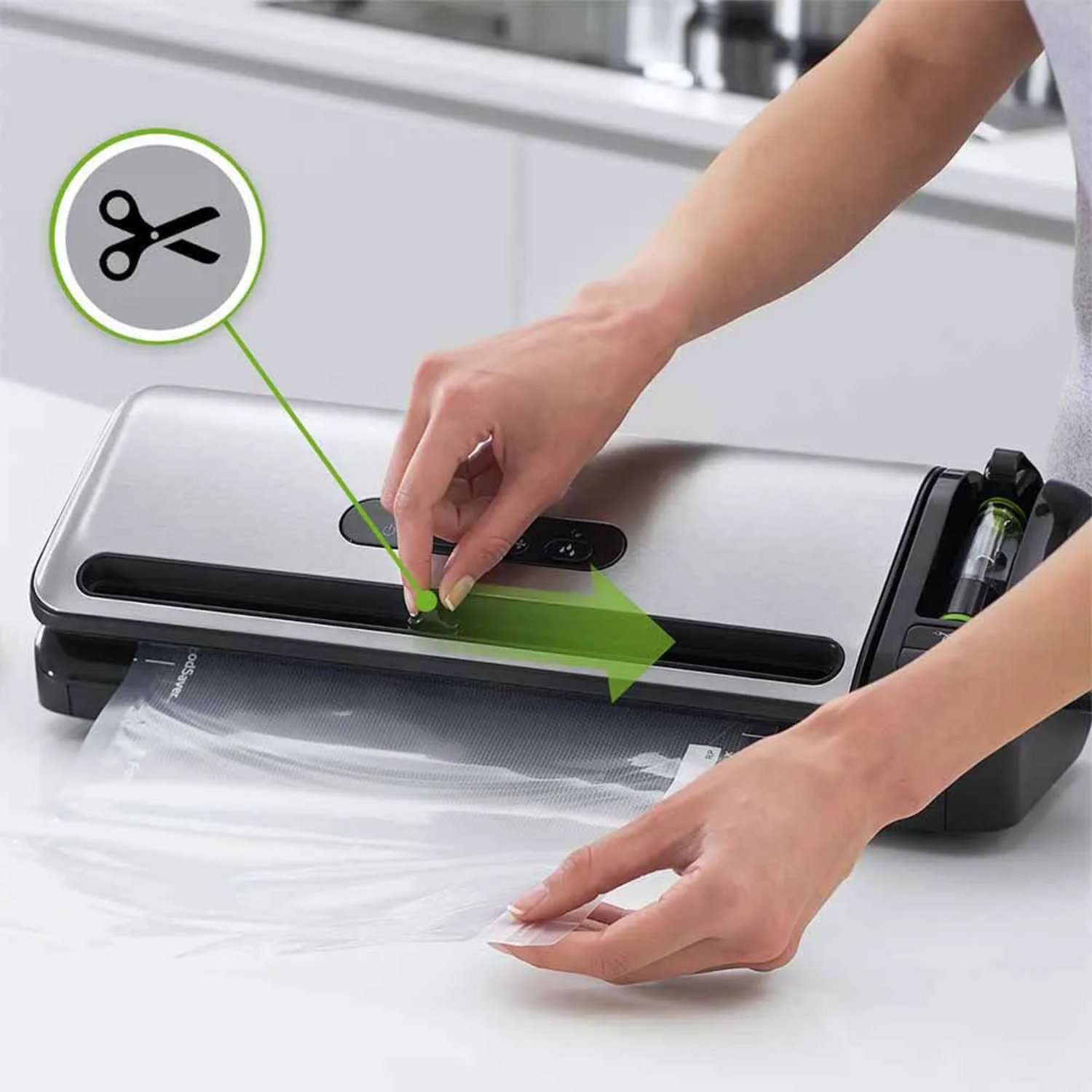 Sellador al Vacío FoodSaver FFS017X Húmedo Seco y Marinado