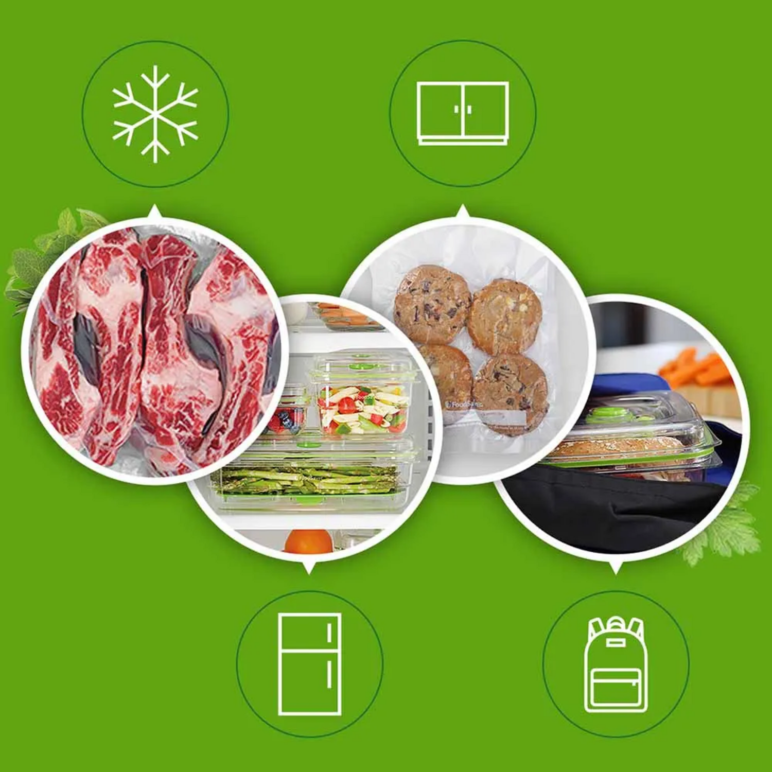 Sellador al Vacío FoodSaver FFS017X Húmedo Seco y Marinado