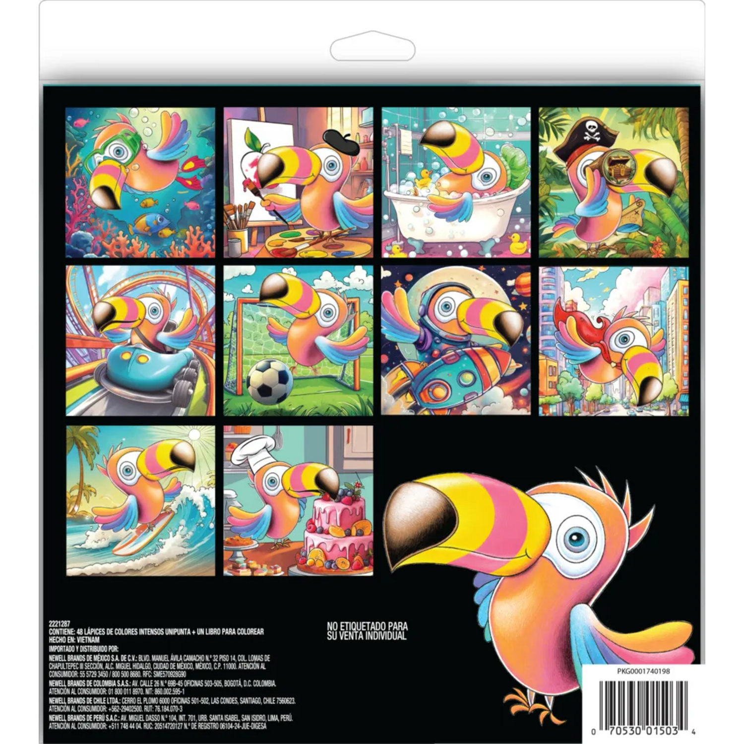Set Prismacolor Junior Lapices de Colores 48 Unid + Libro
