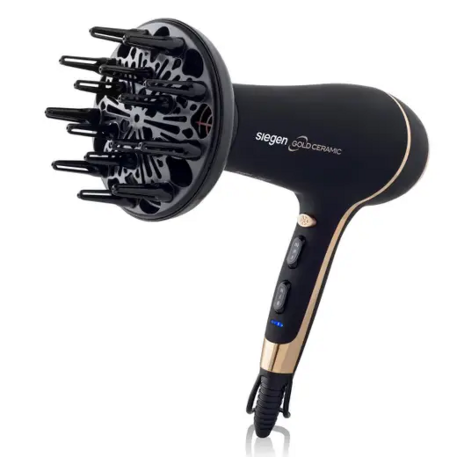 Secador de Pelo Siegen SG-3035 2400W Difusor 3 Temperaturas