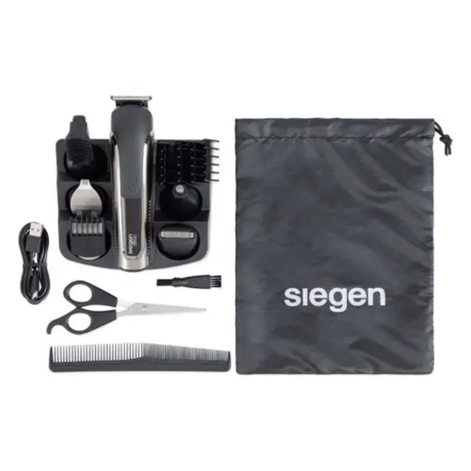 Cortadora De Pelo Siegen SG-8555 6 Cabezales Recargable