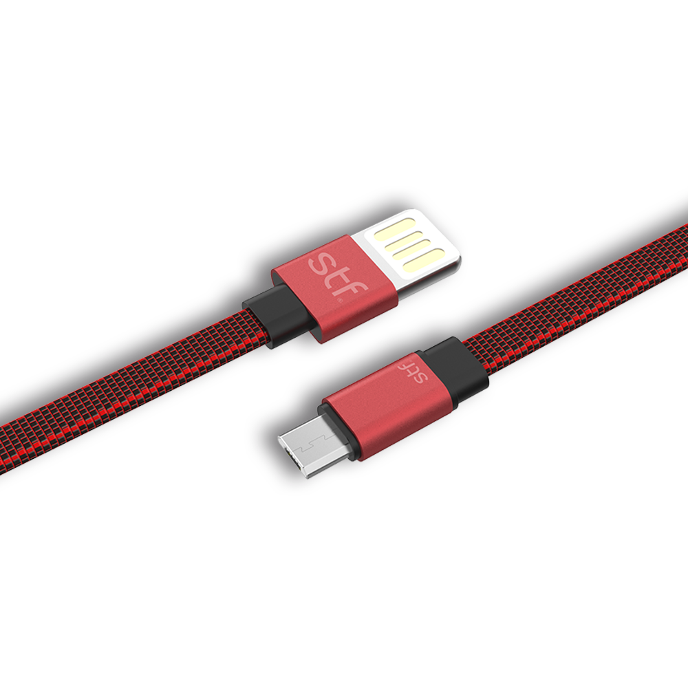 Cable USB a Micro USB Carga Utra Rapida STF 1M Rojo STF New Horizons Chile New Horizons NHT.cl