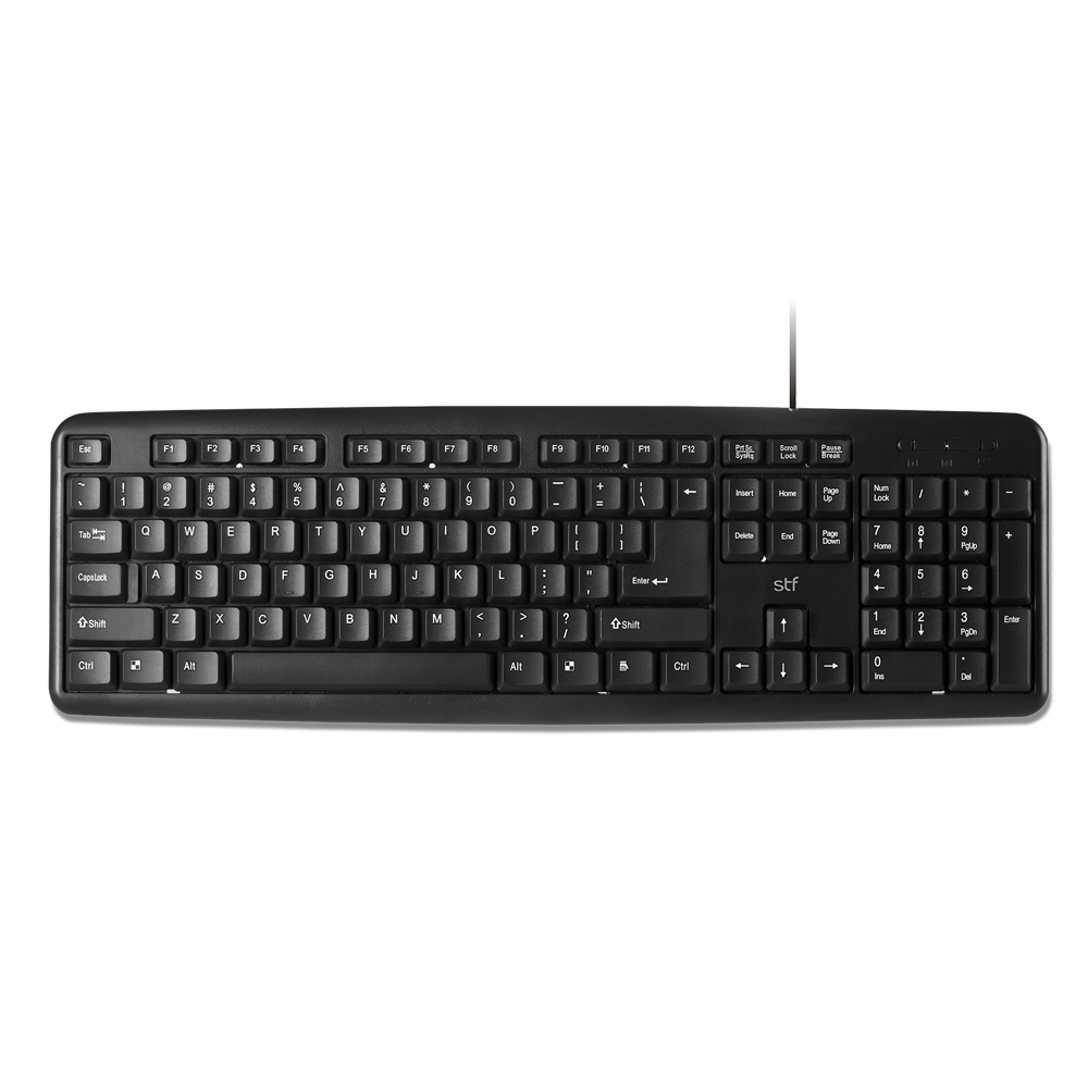 Combo Alambrico 3 en 1 STF Teclado Mouse y Audifono STF New Horizons Chile New Horizons NHT.cl