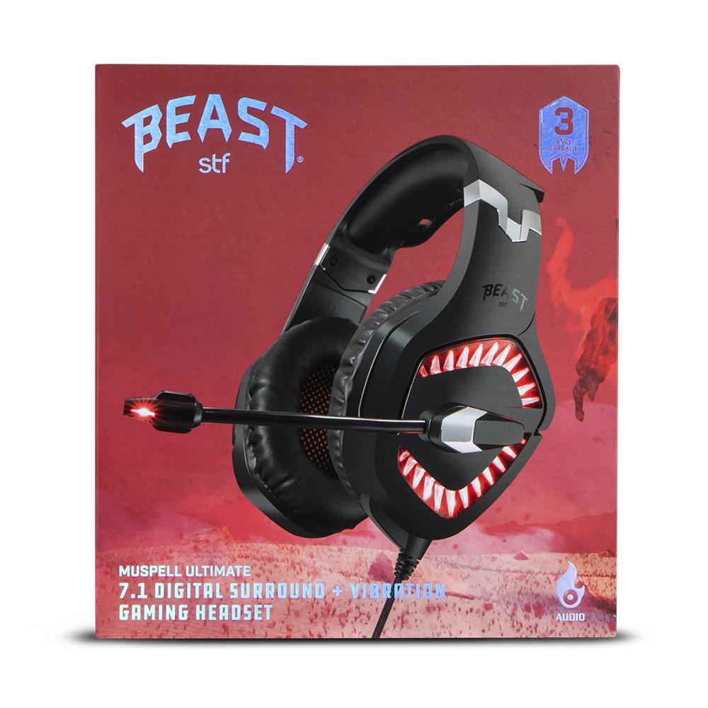 Audifono Gamer SFT Muspell Ultimate 7.1 Vibra Neg STF New Horizons Chile New Horizons NHT.cl