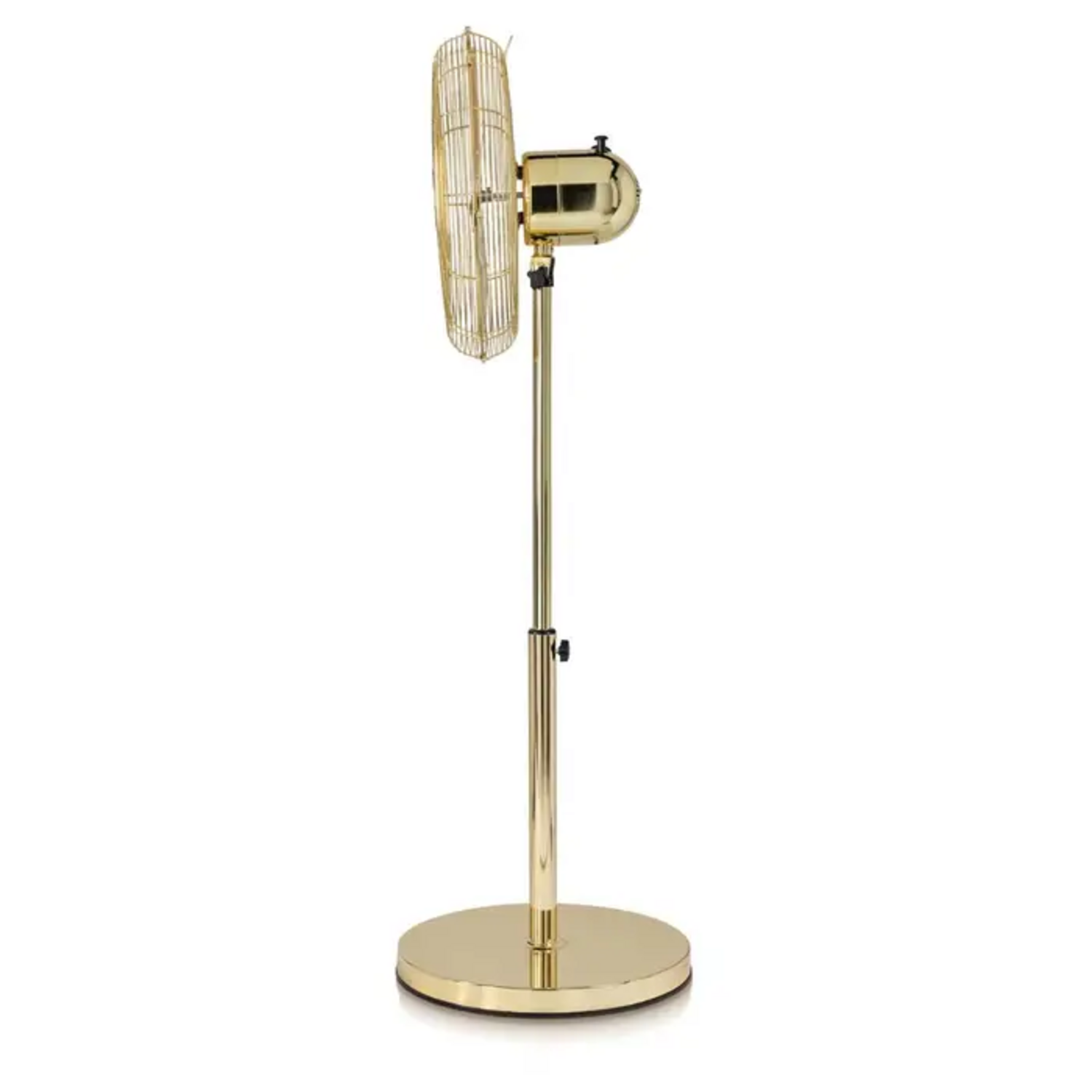 Ventilador De Pie Thomas TH-16DP Dorado Oscilante 50W 145 cm