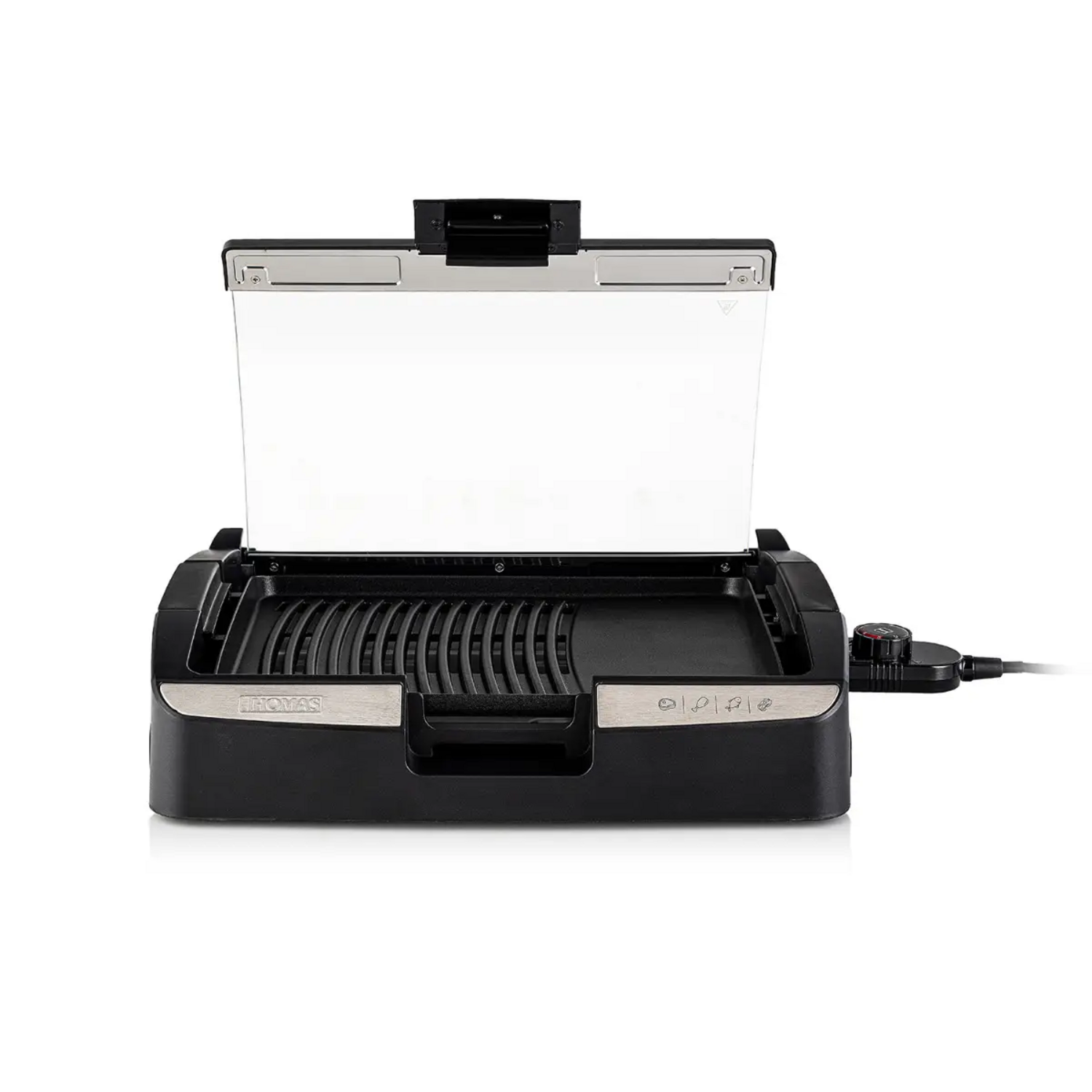 Parrilla Electr Thomas TH-224 1500W 225C Tapa Limpieza Fácil