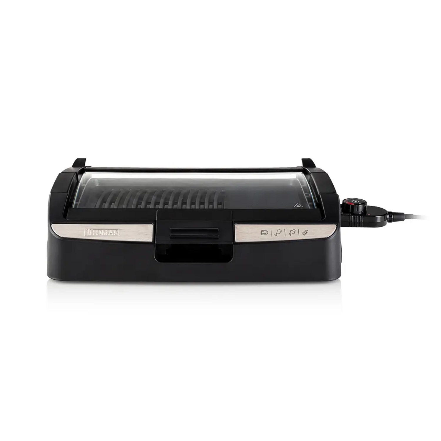 Parrilla Electr Thomas TH-224 1500W 225C Tapa Limpieza Fácil