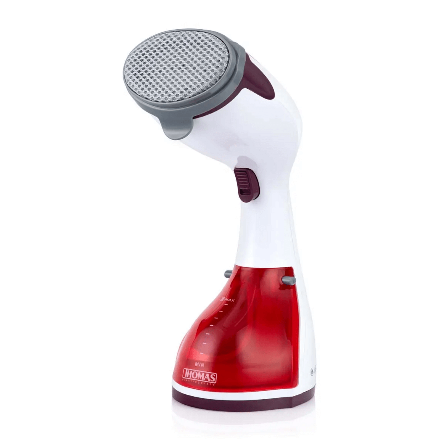 Plancha Vertical Thomas TH-7300 Vaporizador 1200W Antigoteo con diseño ergonómico y potente emisión de vapor.