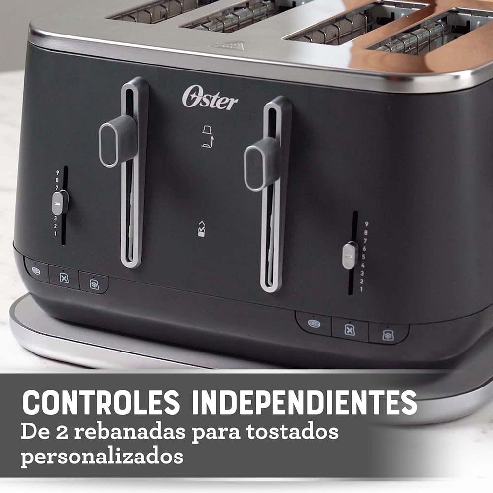 Tostador Oster Premium 4 Rebanadas Negro Oster New Horizons Chile New Horizons NHT.cl