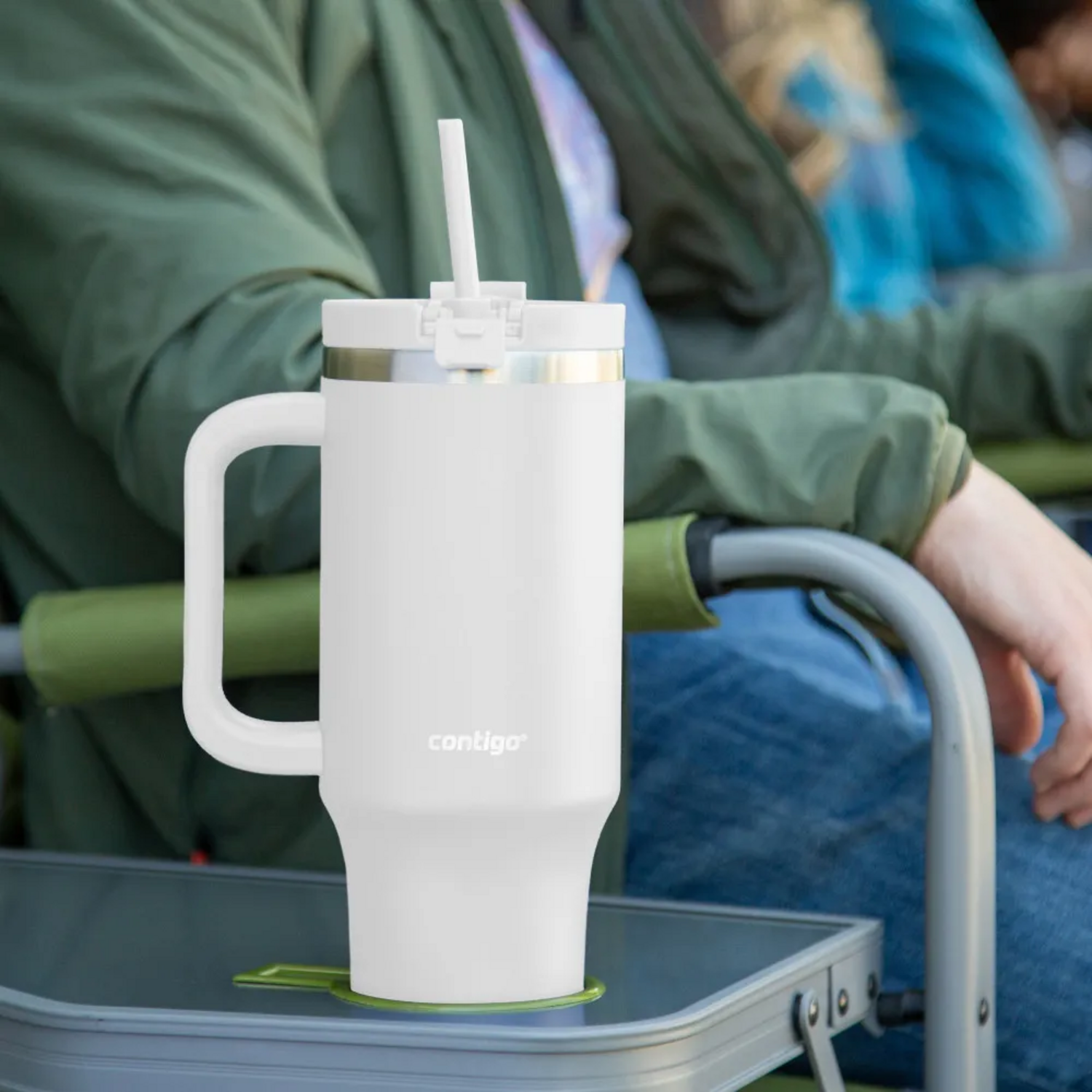 Vaso Tumbler Contigo Streeterville 1182 ml Frio Blanco