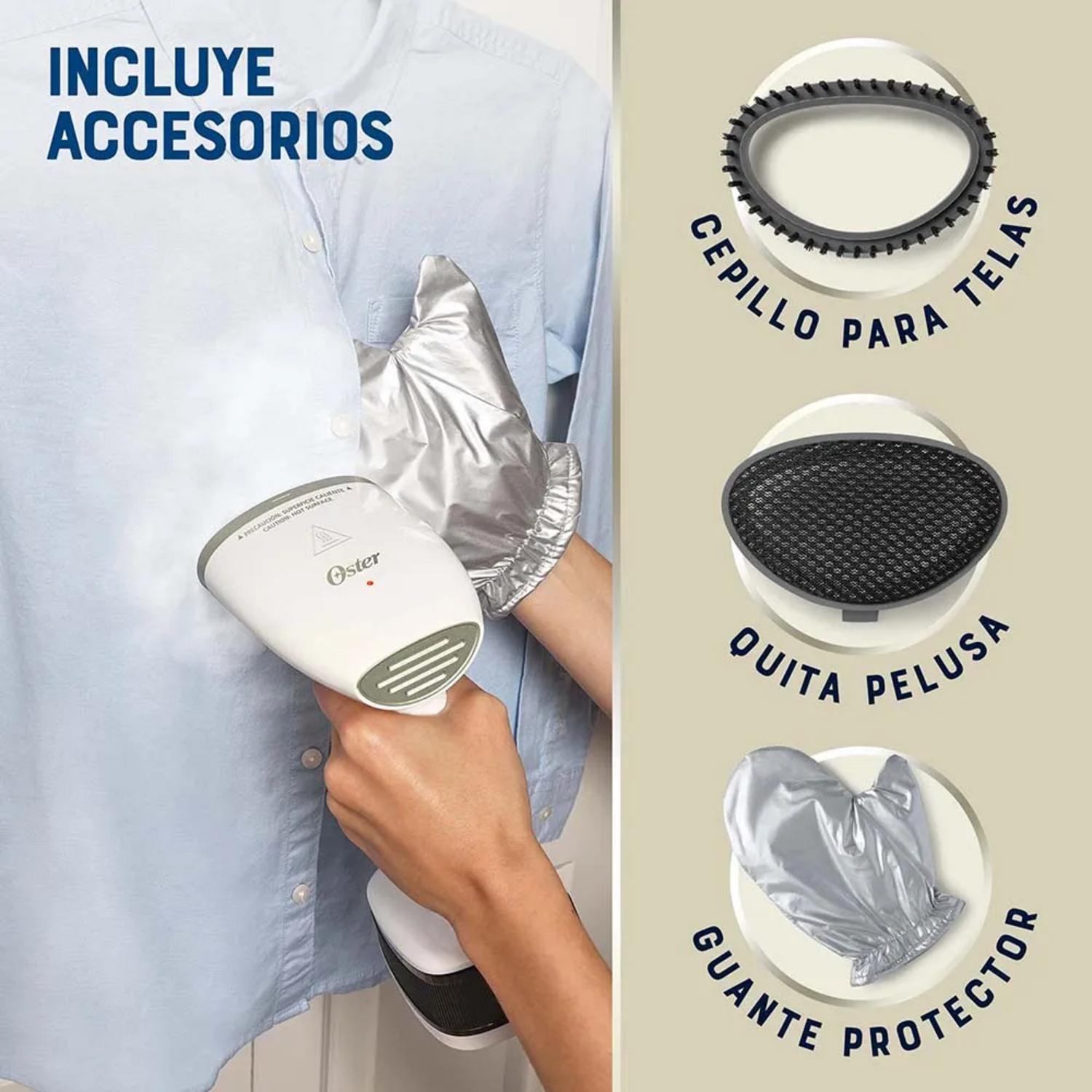 Plancha Vertical Oster Vaporizador GCSTF200 Blanca Oster New Horizons Chile New Horizons NHT.cl