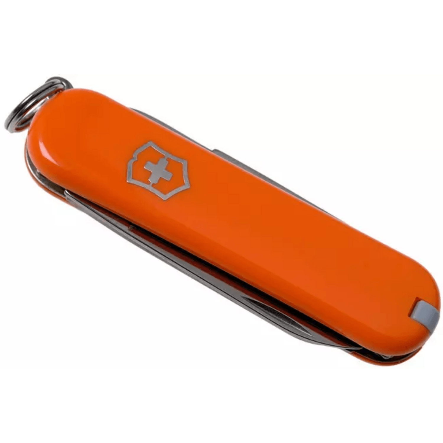 Navaja suiza Victorinox Classic SD 58mm naranja, herramienta compacta y liviana en color Mango Tango.