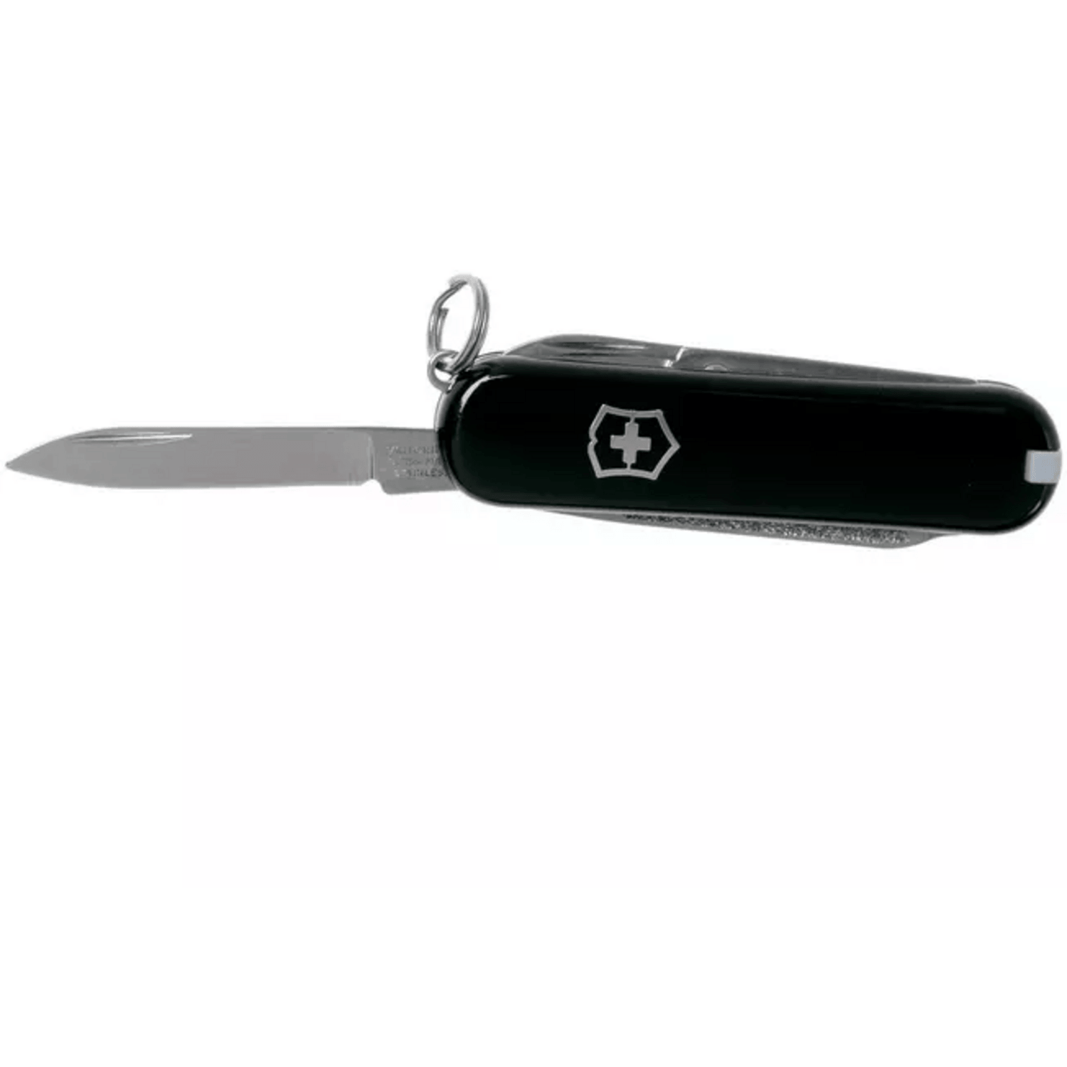 Navaja cortaplumas Victorinox Classic SD 58mm 7 Func Negra, herramienta compacta ideal para el uso diario.