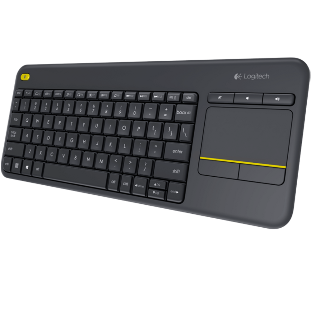 Teclado Logitech Smart TV K400 Plus Negro