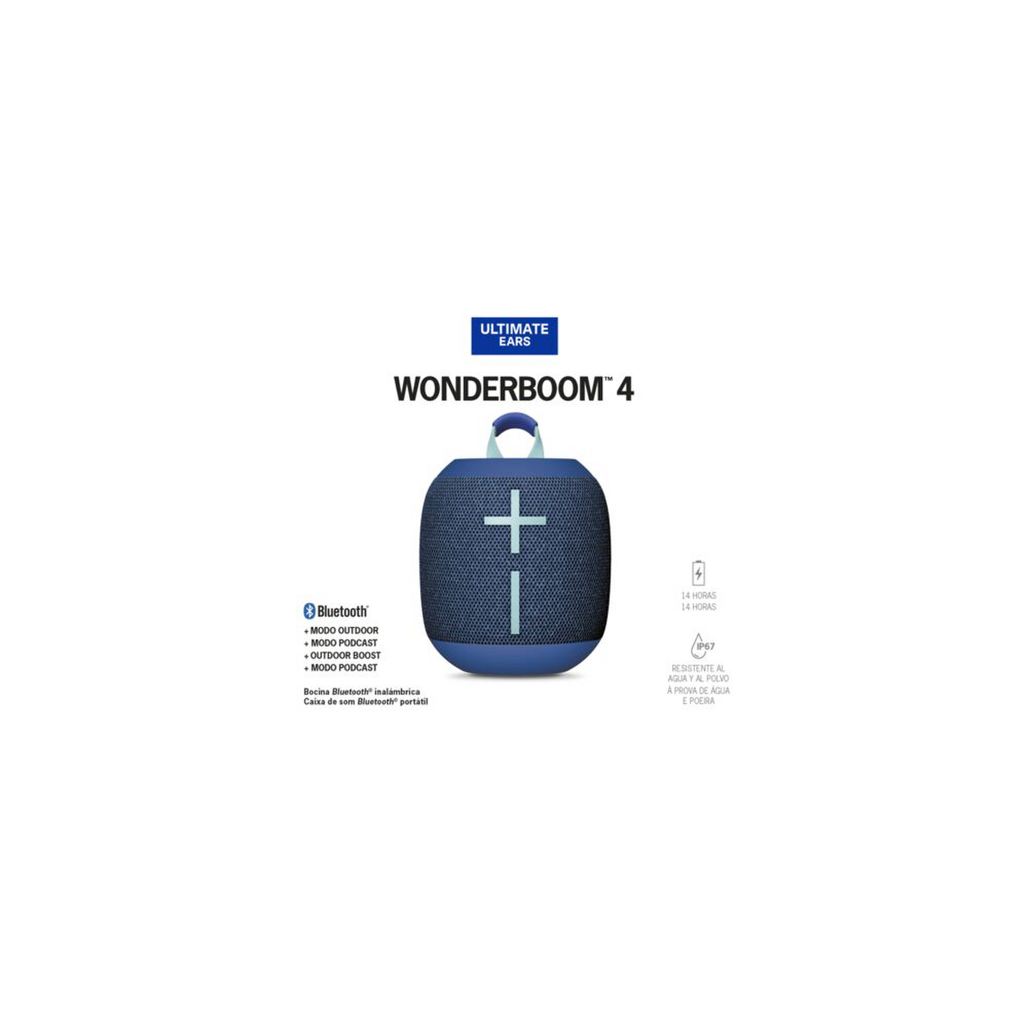 Parlante Portatil Ultimate Ears Wonderboom 4 Azul Ultimate Ears New Horizons Chile New Horizons NHT.cl