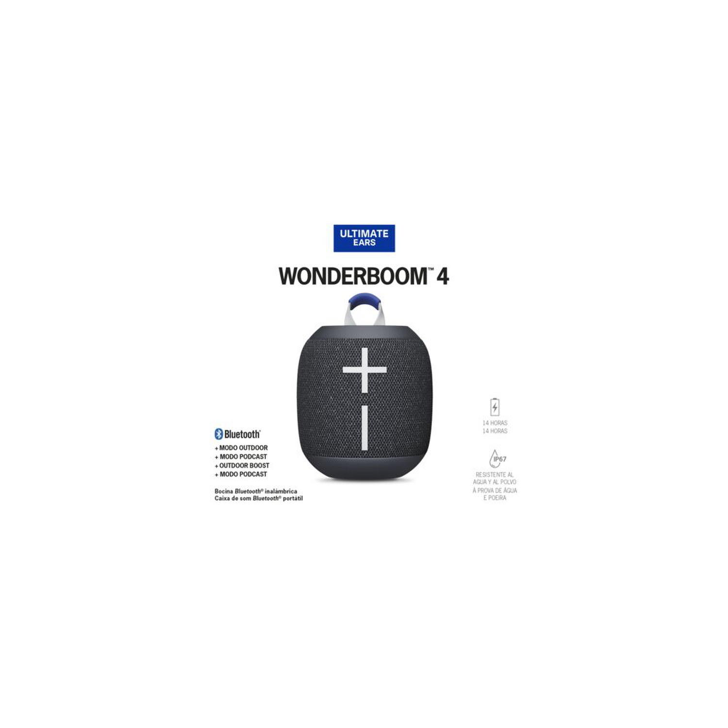 Parlante Portatil Ultimate Ears Wonderboom 4 Negro Ultimate Ears New Horizons Chile New Horizons NHT.cl