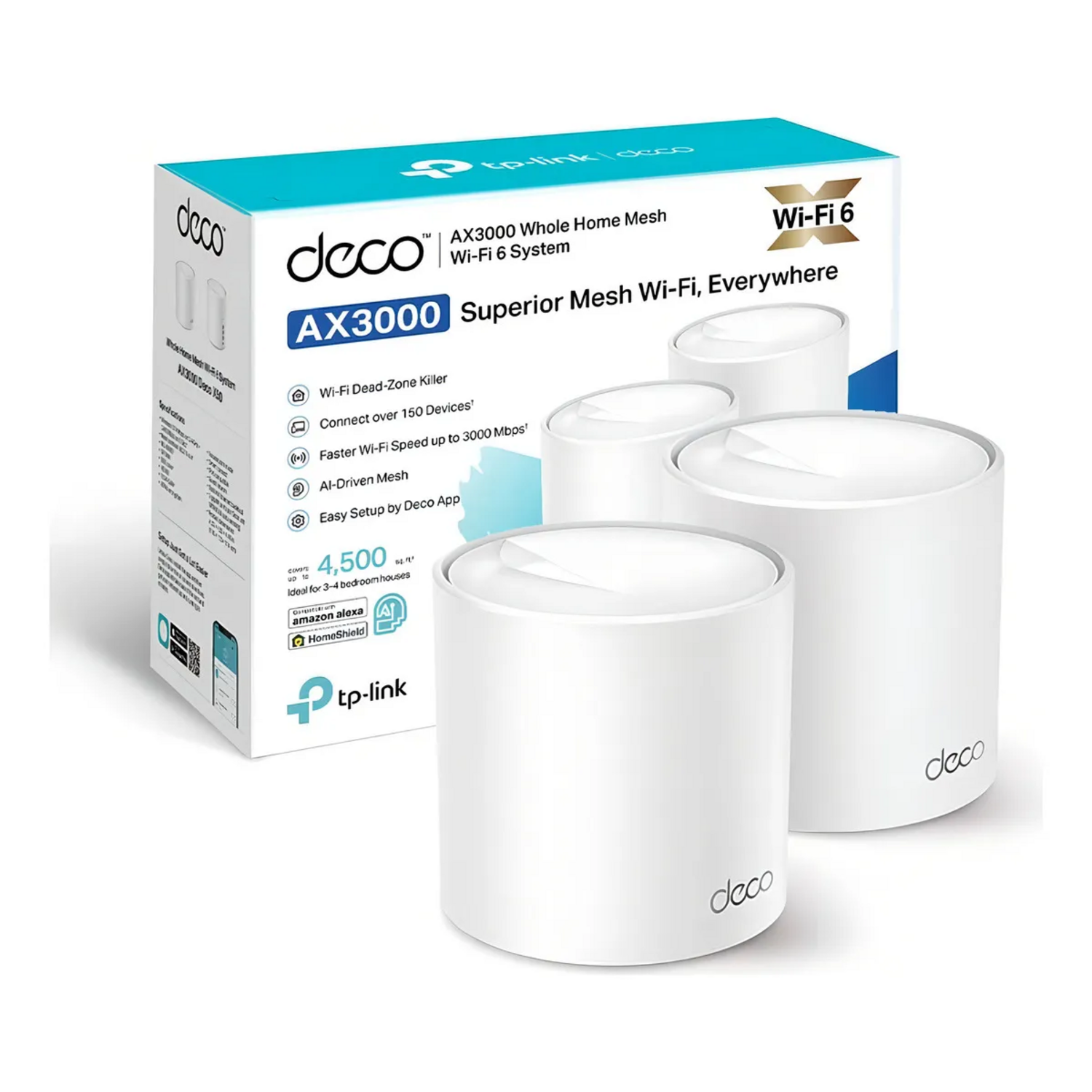 Sistema Tp-Link Mesh Deco X50 WiFi 6 AX3000 (2 pack)