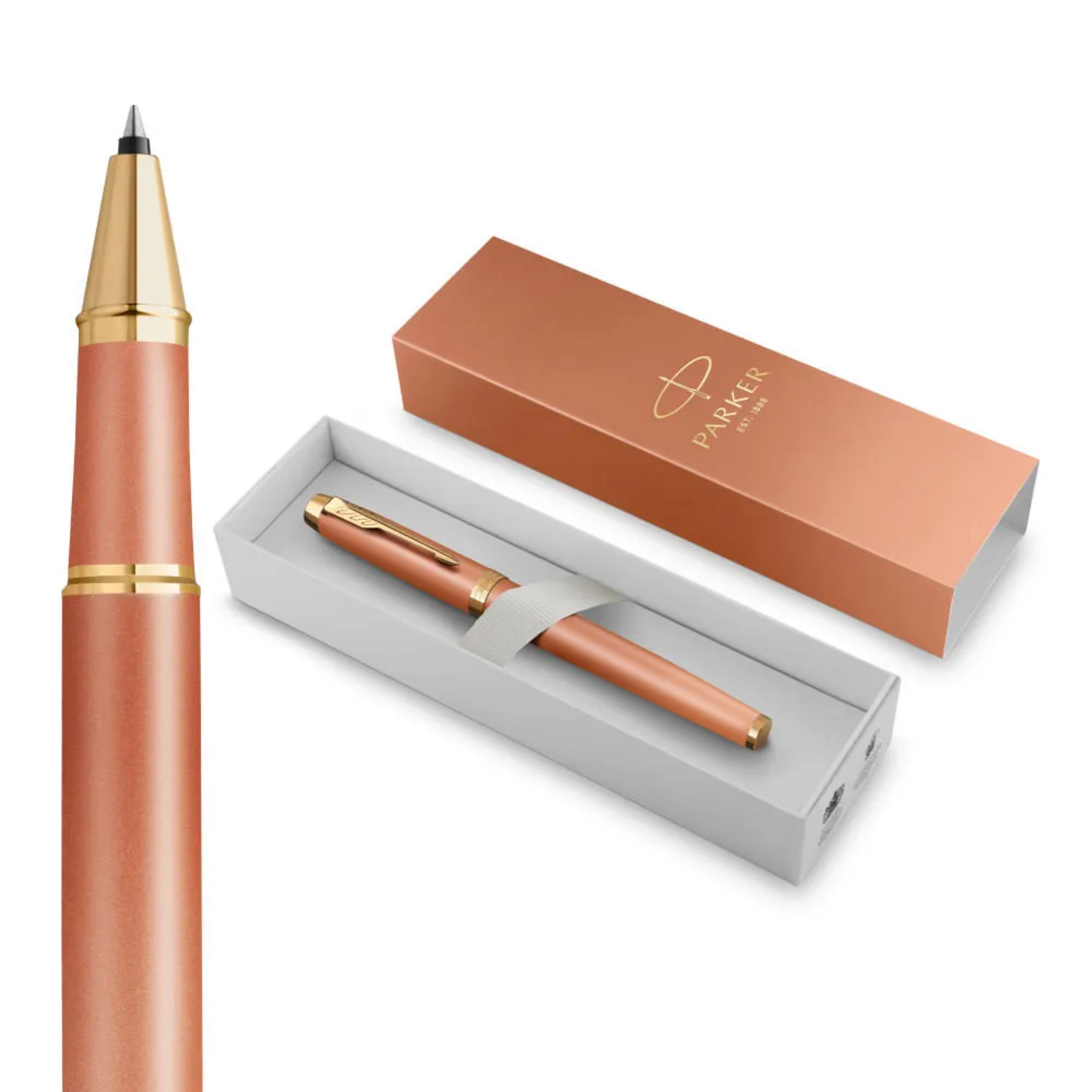 Bolígrafo Roller Parker IM Writing Rituals Naranja Tin Neg