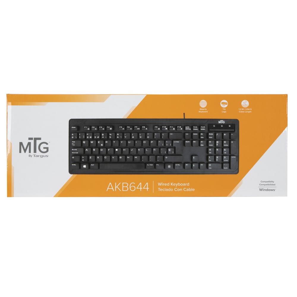 Teclado MTG by Targus Español Alambrico AKB644
