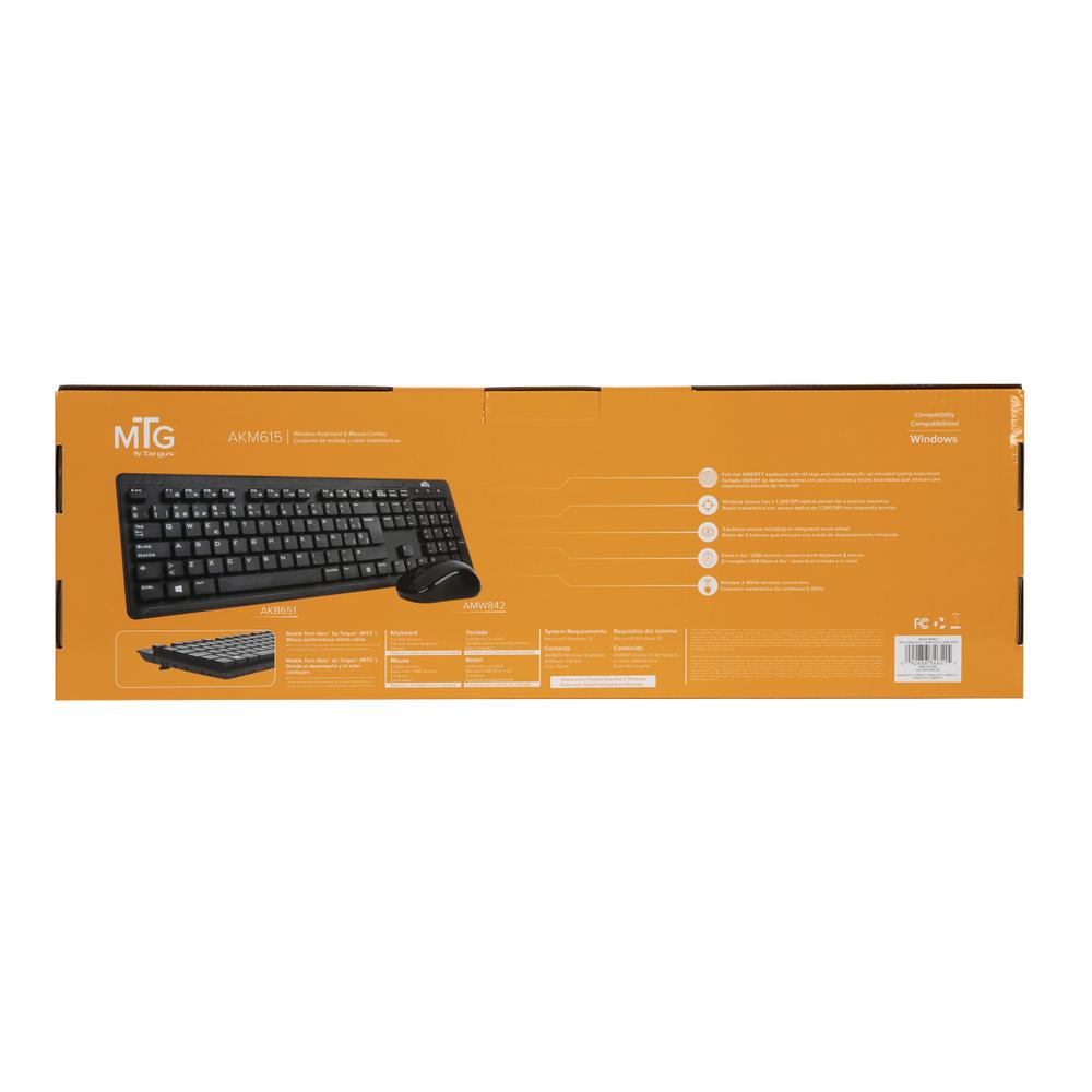Combo Teclado y Mouse Inal Targus Espanol AKM615