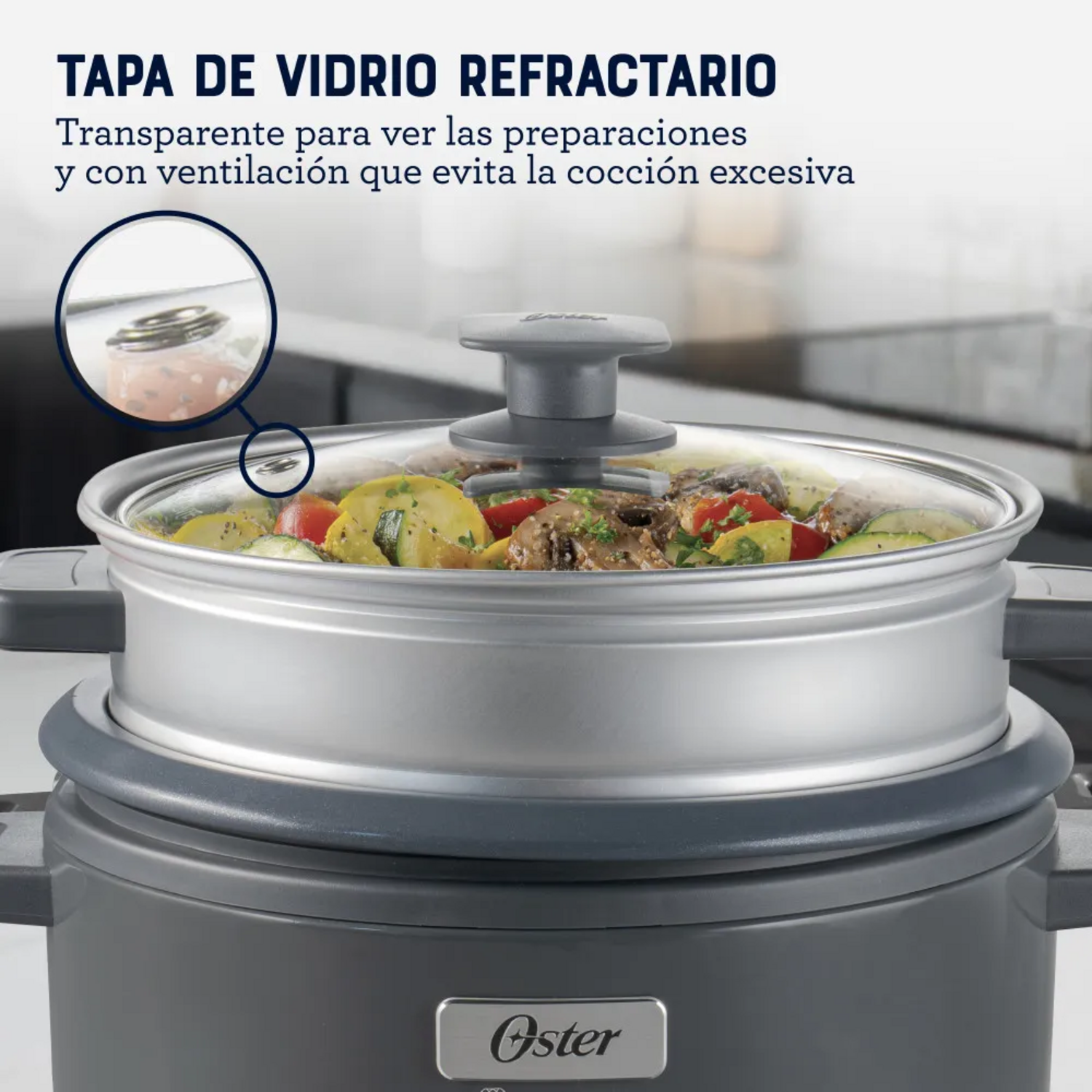 Arrocera Oster 10 Tazas Sofrito y Vaporera Mod 2212407