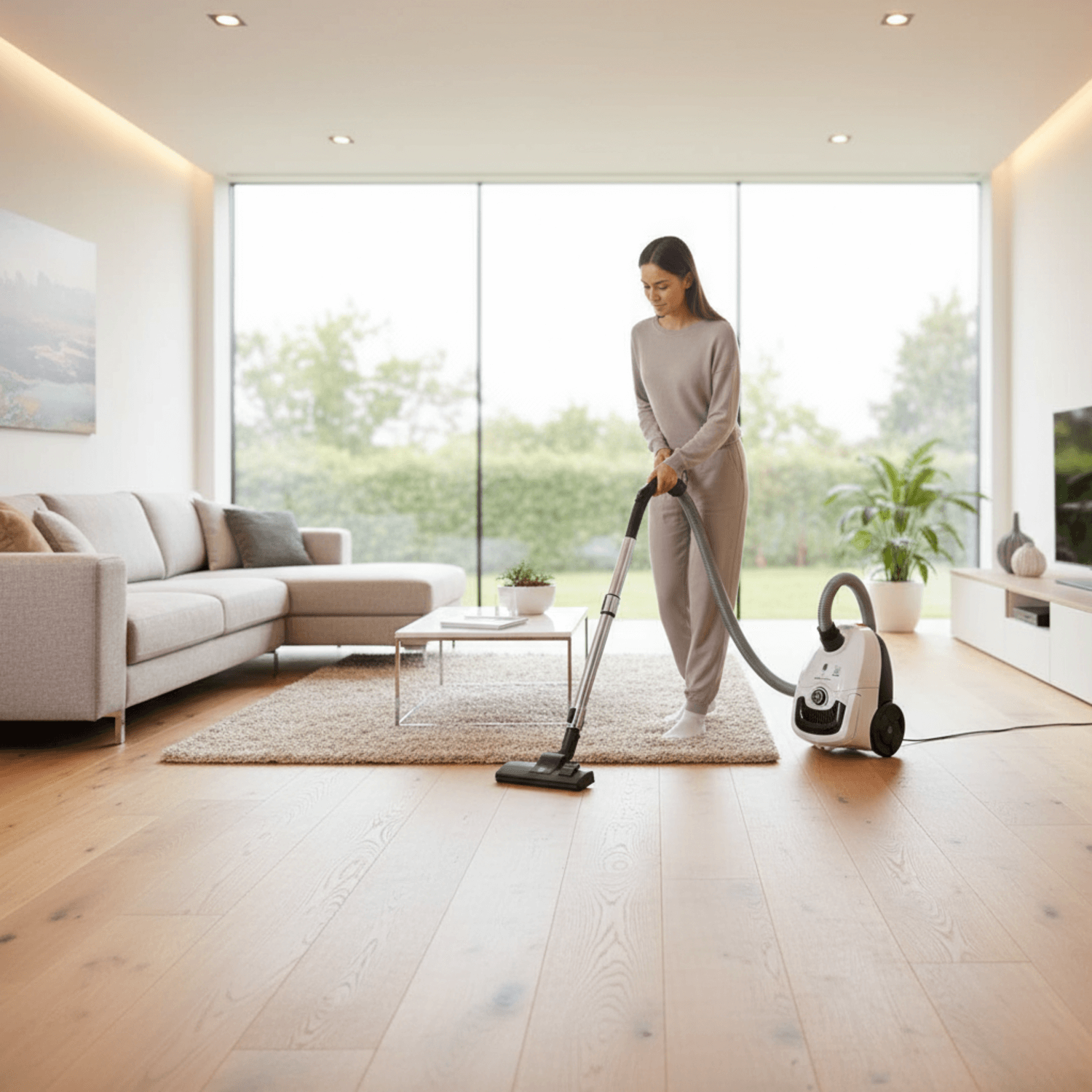 Aspiradora Thomas TH-1415 1500W Blanca Bolsa y Filtro HEPA