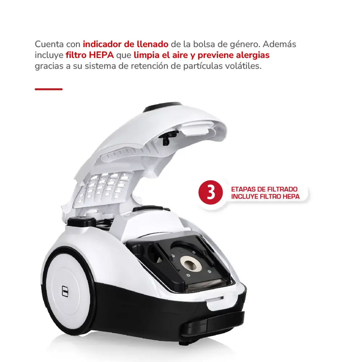 Aspiradora Thomas TH-1870 1800W HEPA 12 Bolsa Reutilizable