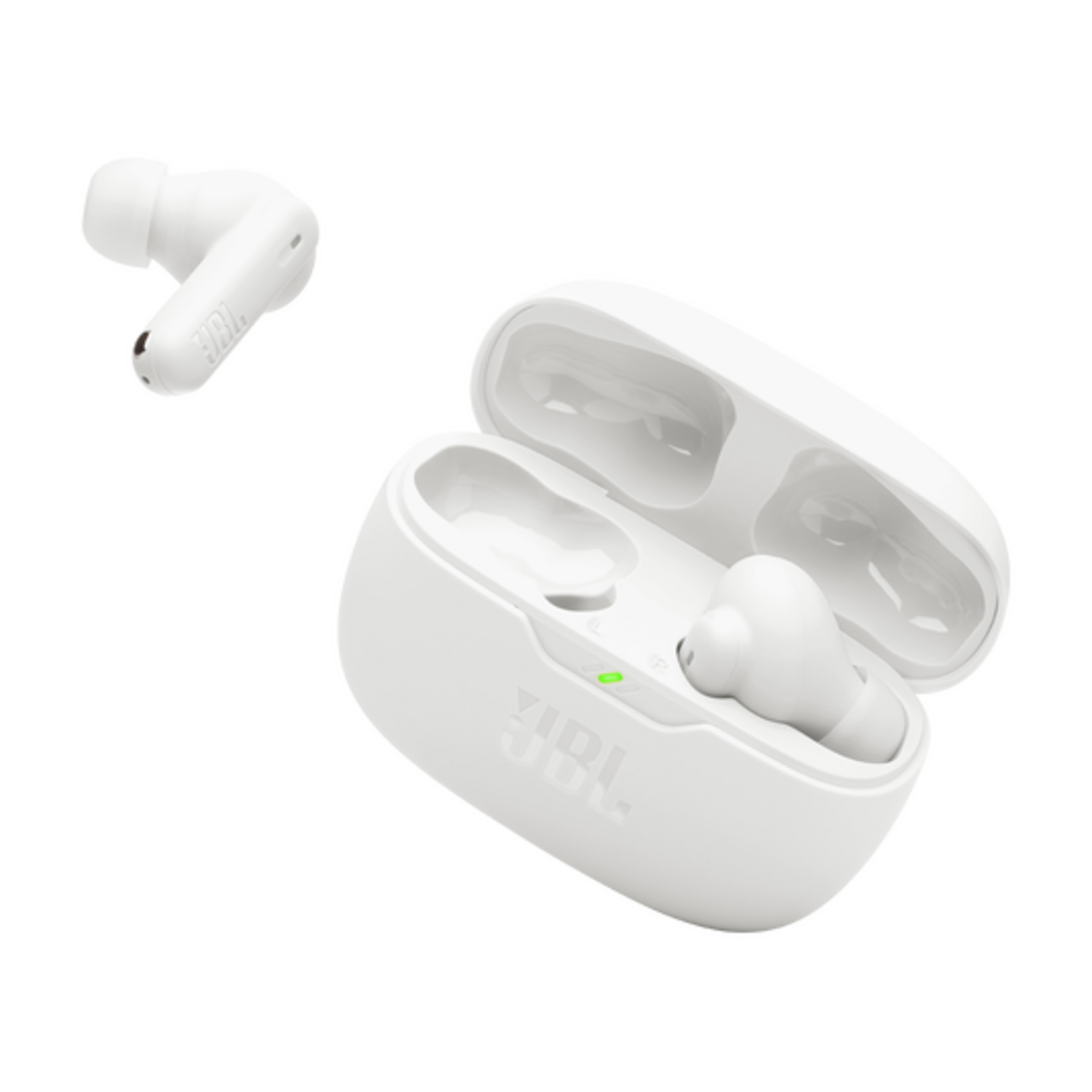 Audífonos JBL Wave Beam 2 ANC 40h Pure Bass Blanco