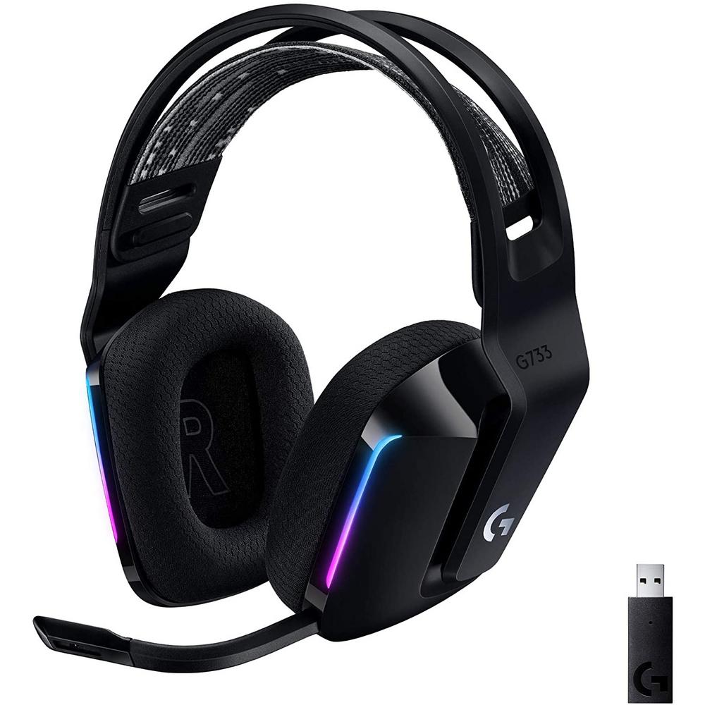 Audífonos Gamer inalámbricos Logitech G733 Negro con luz RGB 097855155580 by Logitech | New Horizons