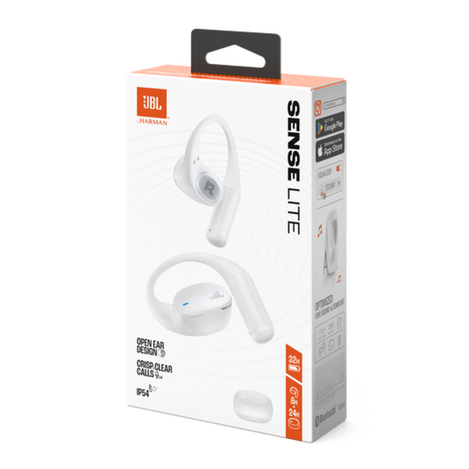 Audífonos JBL Sense Lite Open Ear BT 5.4 IP54 32h TWS Blanco