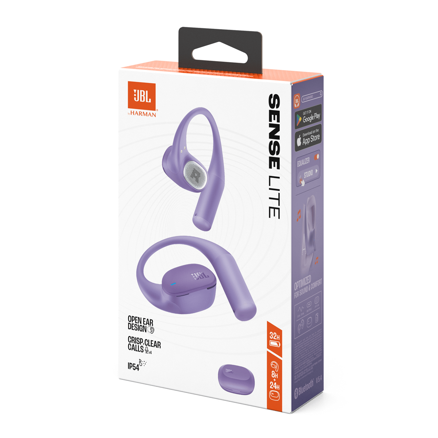 Audífonos JBL Sense Lite Open Ear BT 5.4 IP54 32h TWS Lila