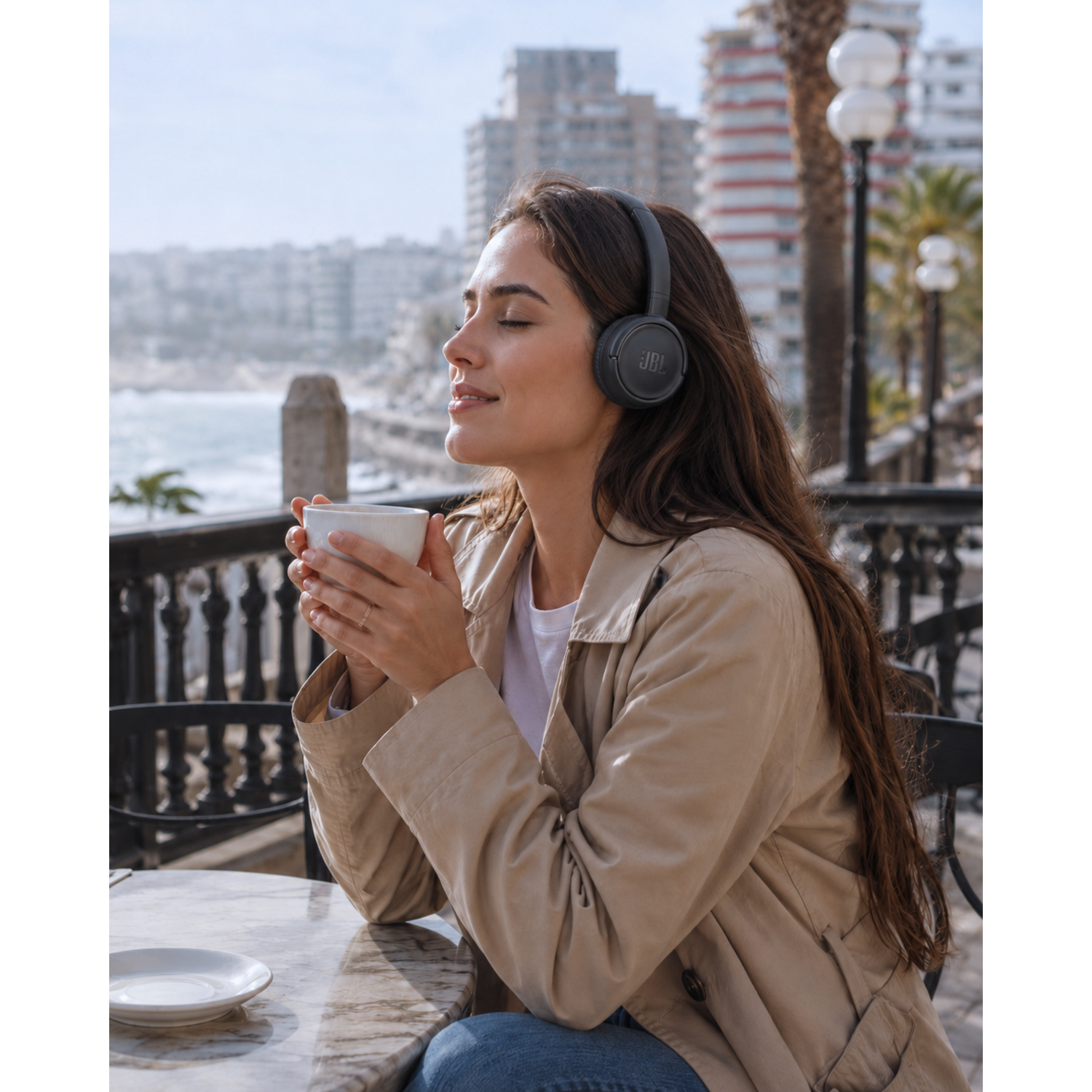 Audífonos JBL Tune 530BT Bluetooth 6.0 76H Pure Bass Negro