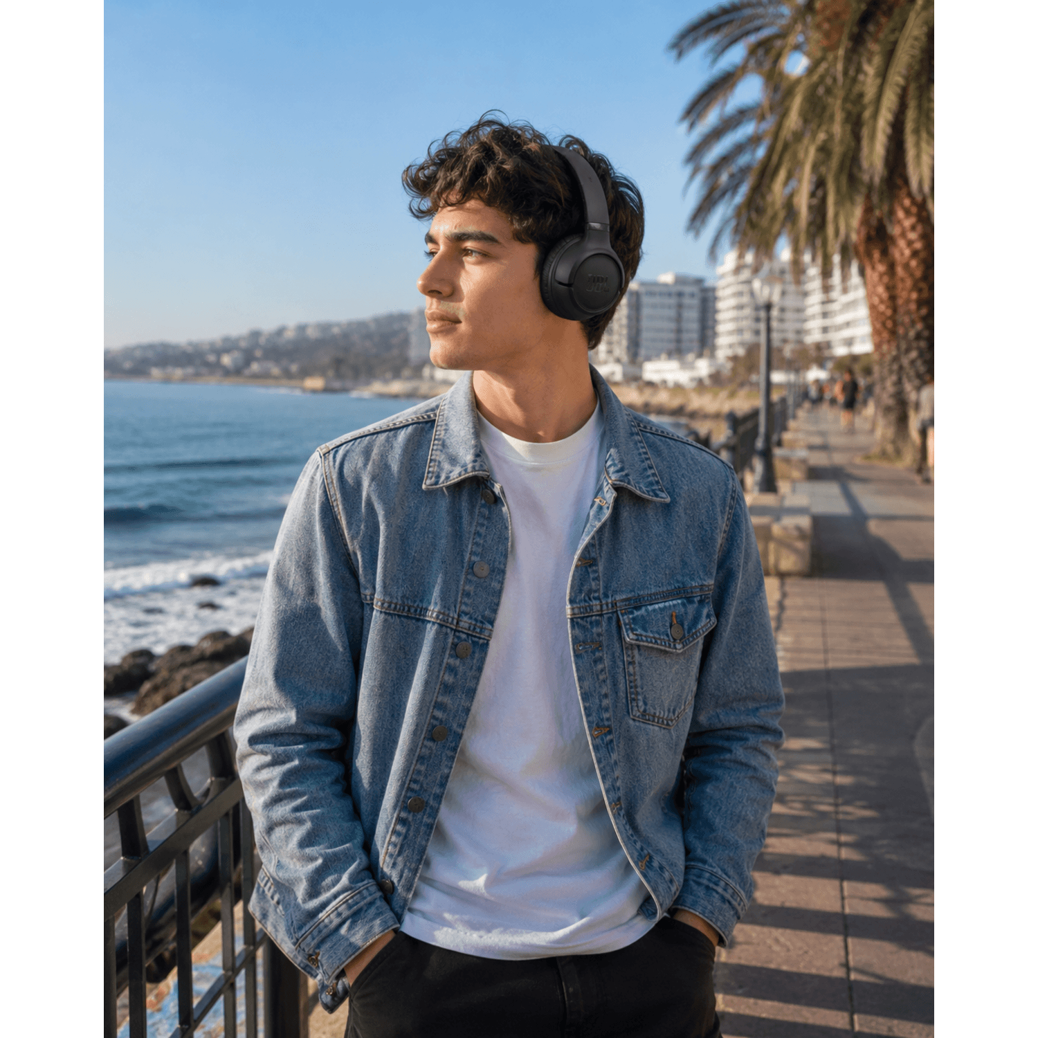 Audífonos JBL Tune 530BT Bluetooth 6.0 76H Pure Bass Negro