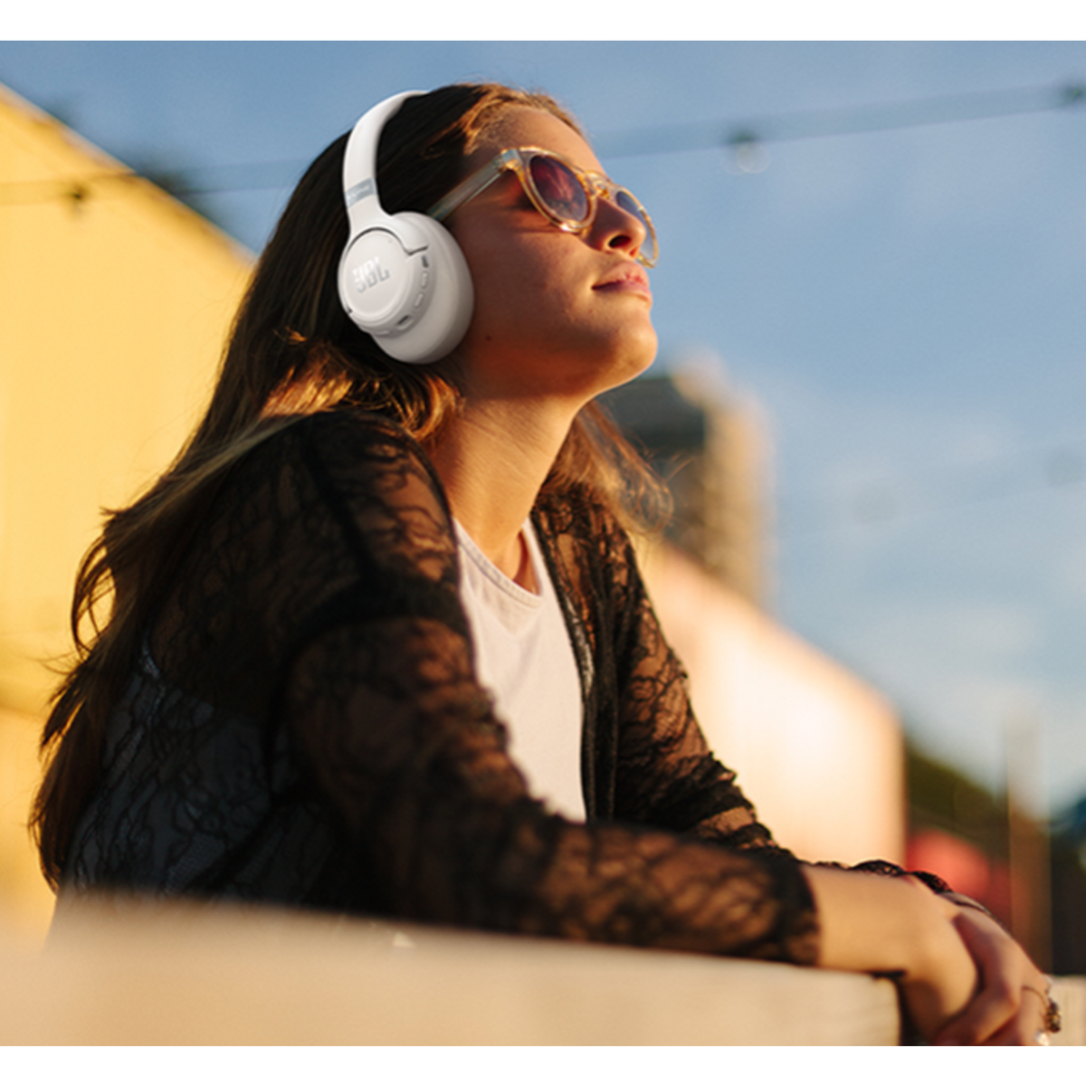 Audífonos JBL Tune 780NC Cancelación Ruido ANC Blanco