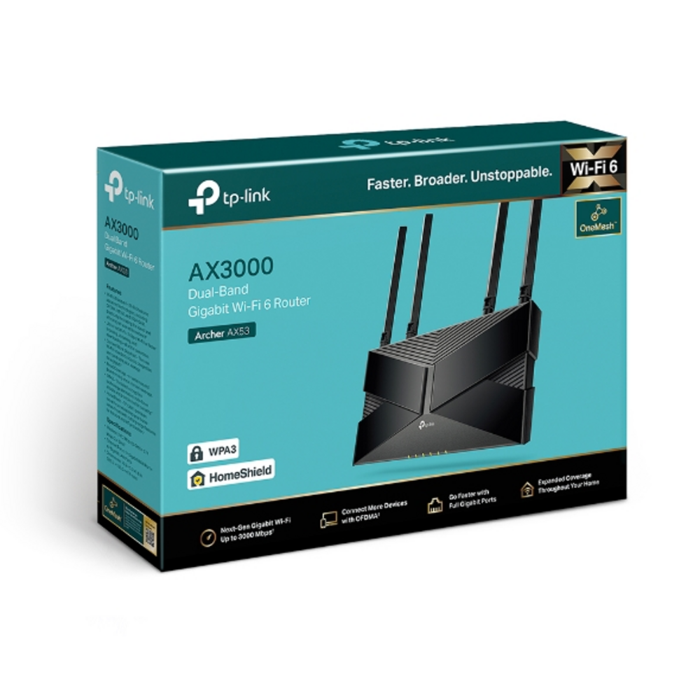 Router Tp-Link Archer Ax53 Wi-fi 6 Ax3000